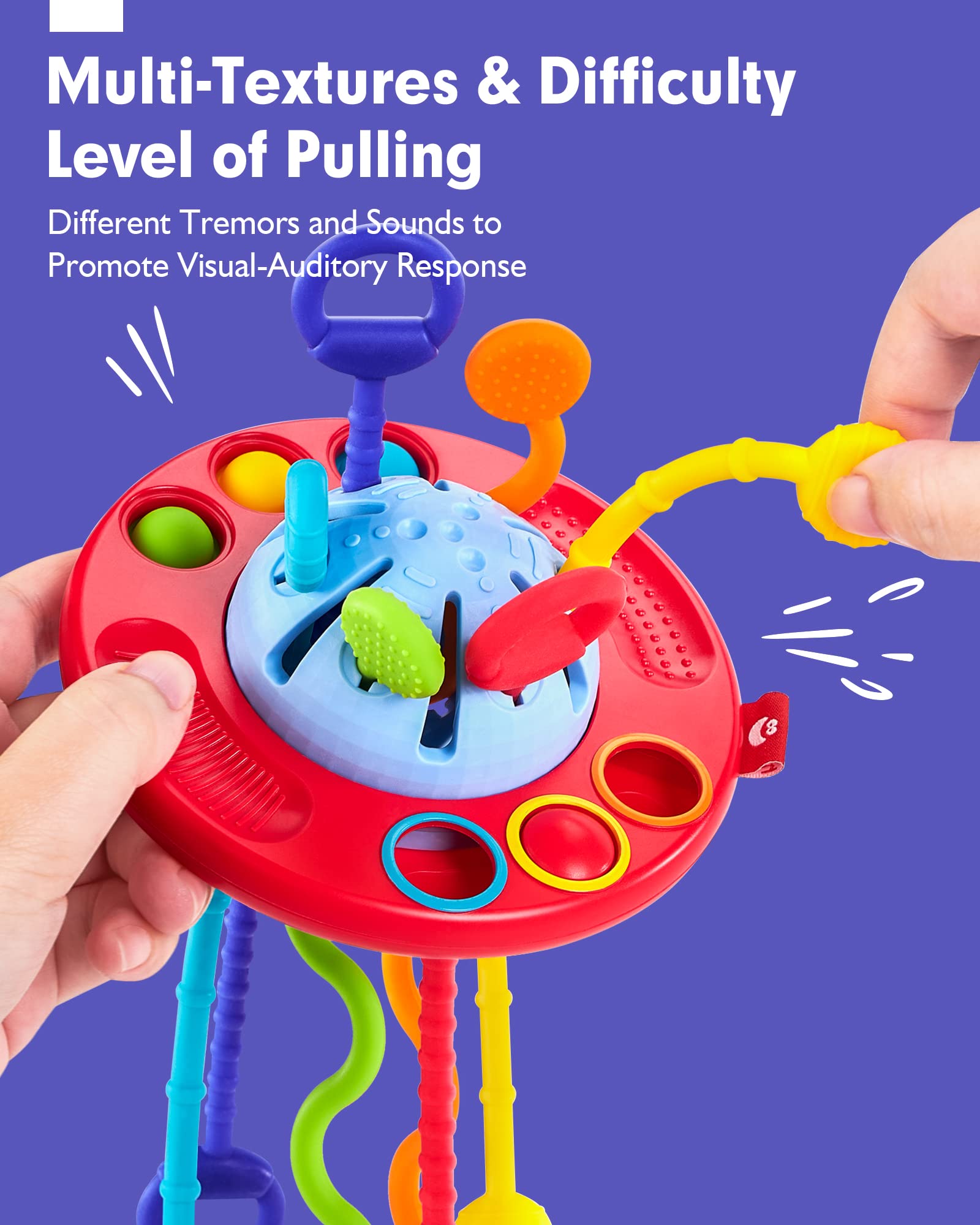 Foto 4 pulgar | Venta Internacional - Cordón De Silicona Sensory Toys Hahaland Para Niños Mayores De 18 Meses