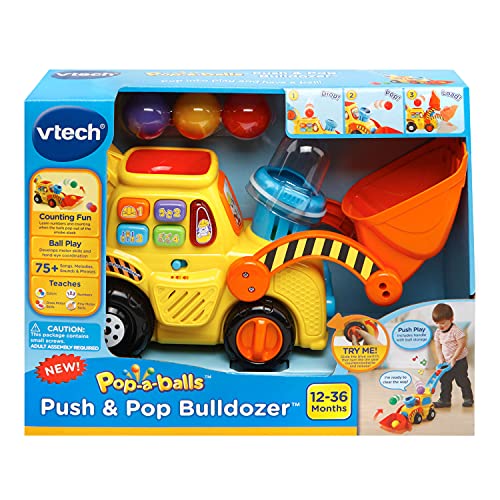 Foto 8 pulgar | Venta Internacional - Toy Vtech Pop-a-balls Push & Pop Bulldozer Para Niños