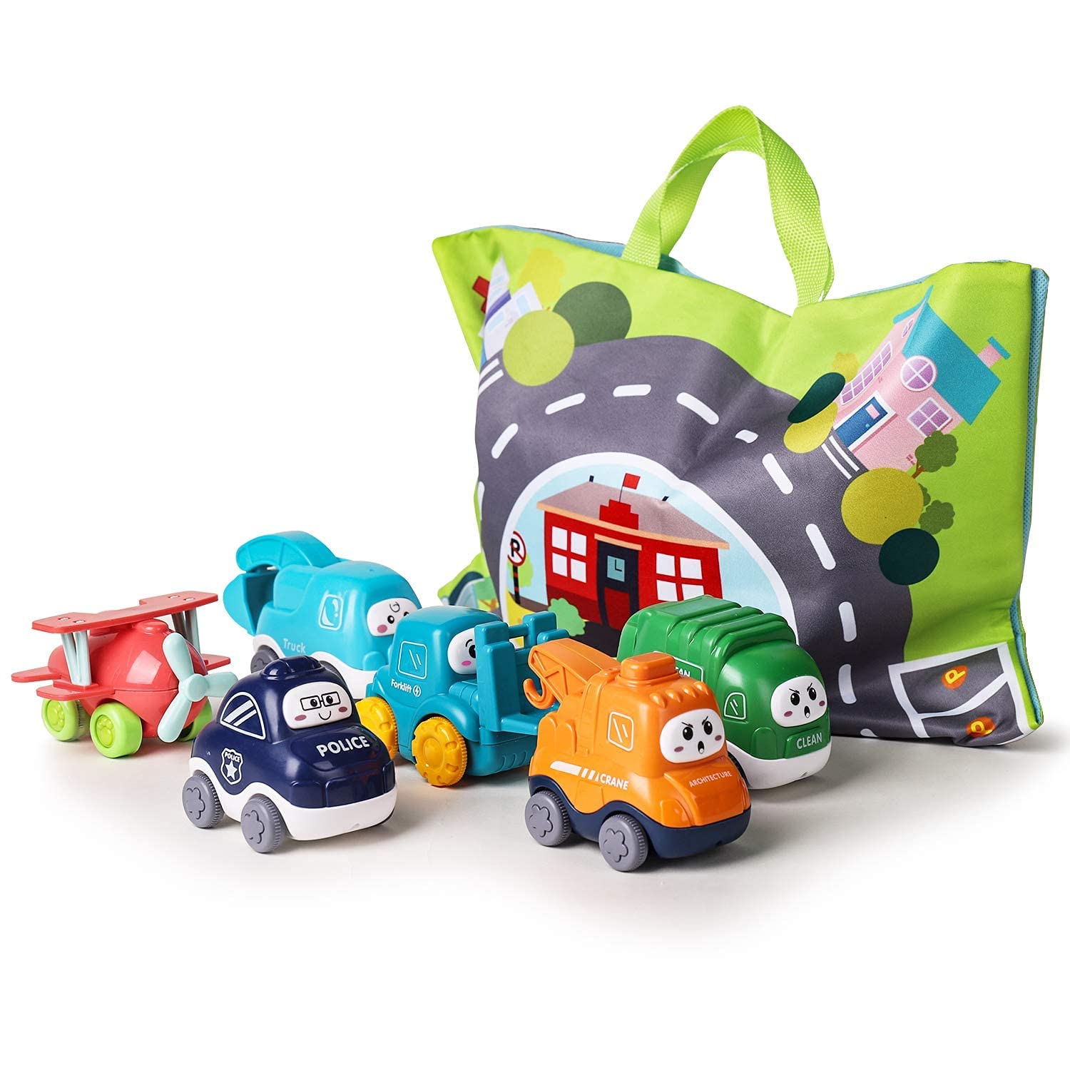 Foto 2 pulgar | Venta Internacional - Set De Coche De Juguete Alasou Baby Truck Con Tapete De Juegos Y Bolsa De Almacenamiento Para 1 A