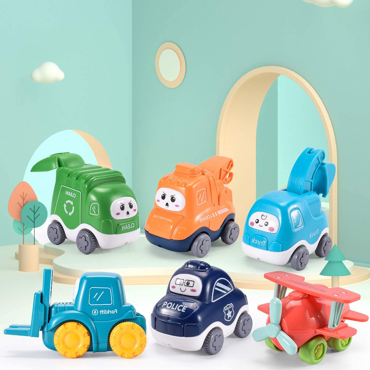 Foto 7 pulgar | Venta Internacional - Set De Coche De Juguete Alasou Baby Truck Con Tapete De Juegos Y Bolsa De Almacenamiento Para 1 A