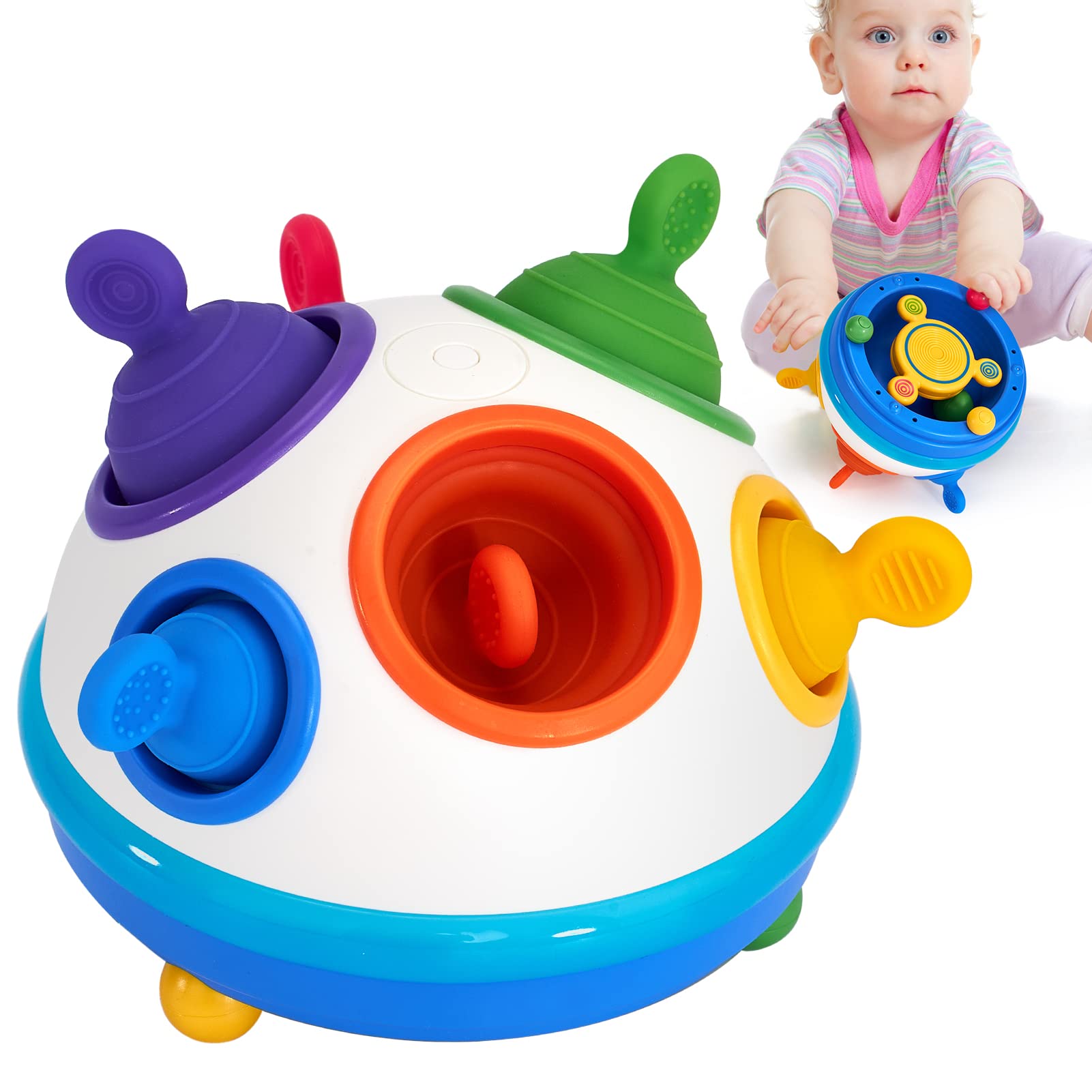 Venta Internacional - Juguete Sensorial Hahaland Silicone Bubble Baby De 12 A 18 Meses