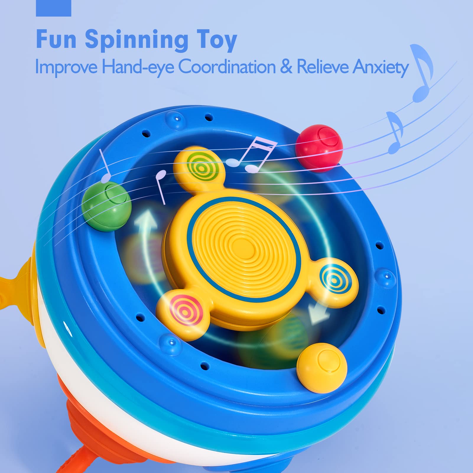 Foto 5 pulgar | Venta Internacional - Juguete Sensorial Hahaland Silicone Bubble Baby De 12 A 18 Meses