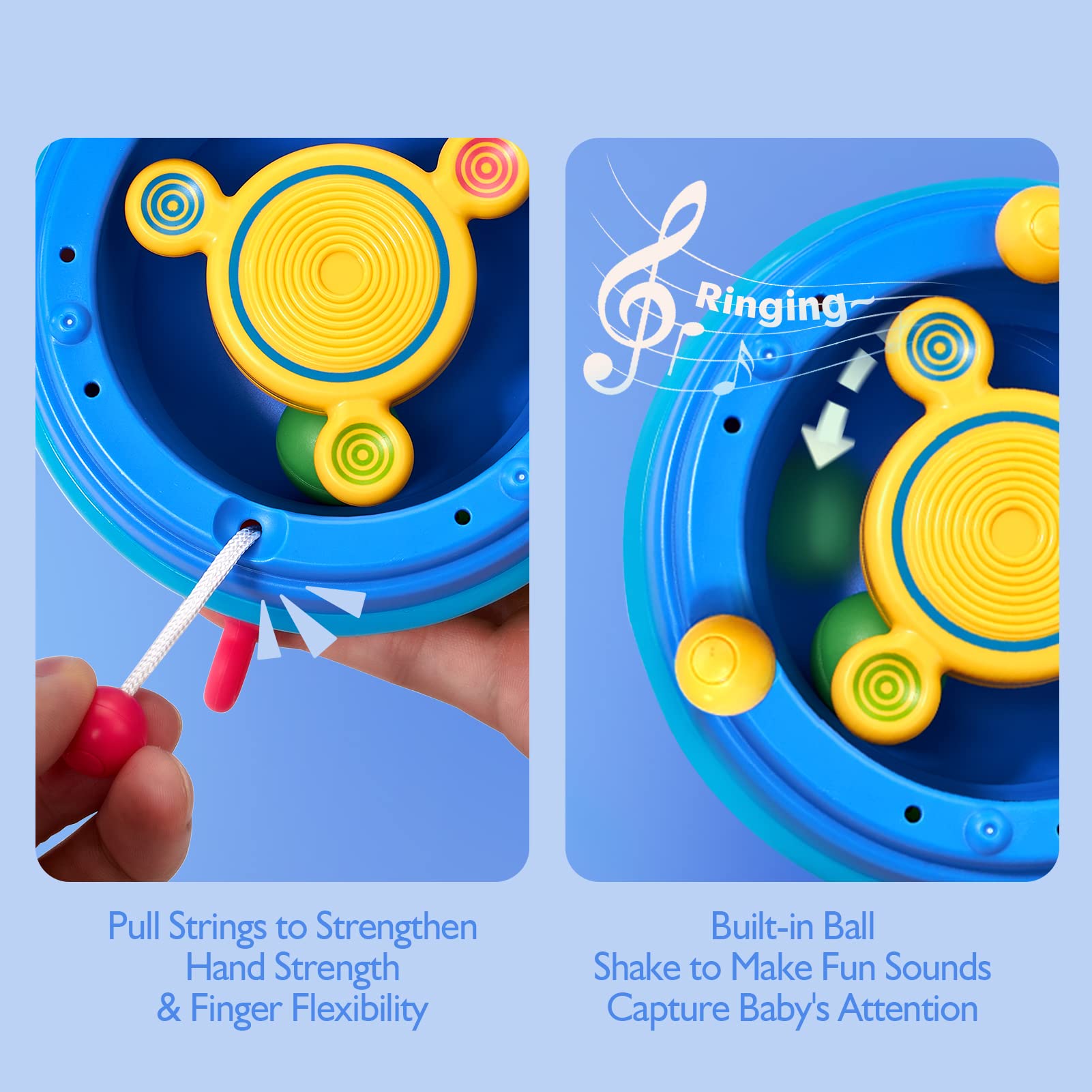Foto 6 pulgar | Venta Internacional - Juguete Sensorial Hahaland Silicone Bubble Baby De 12 A 18 Meses