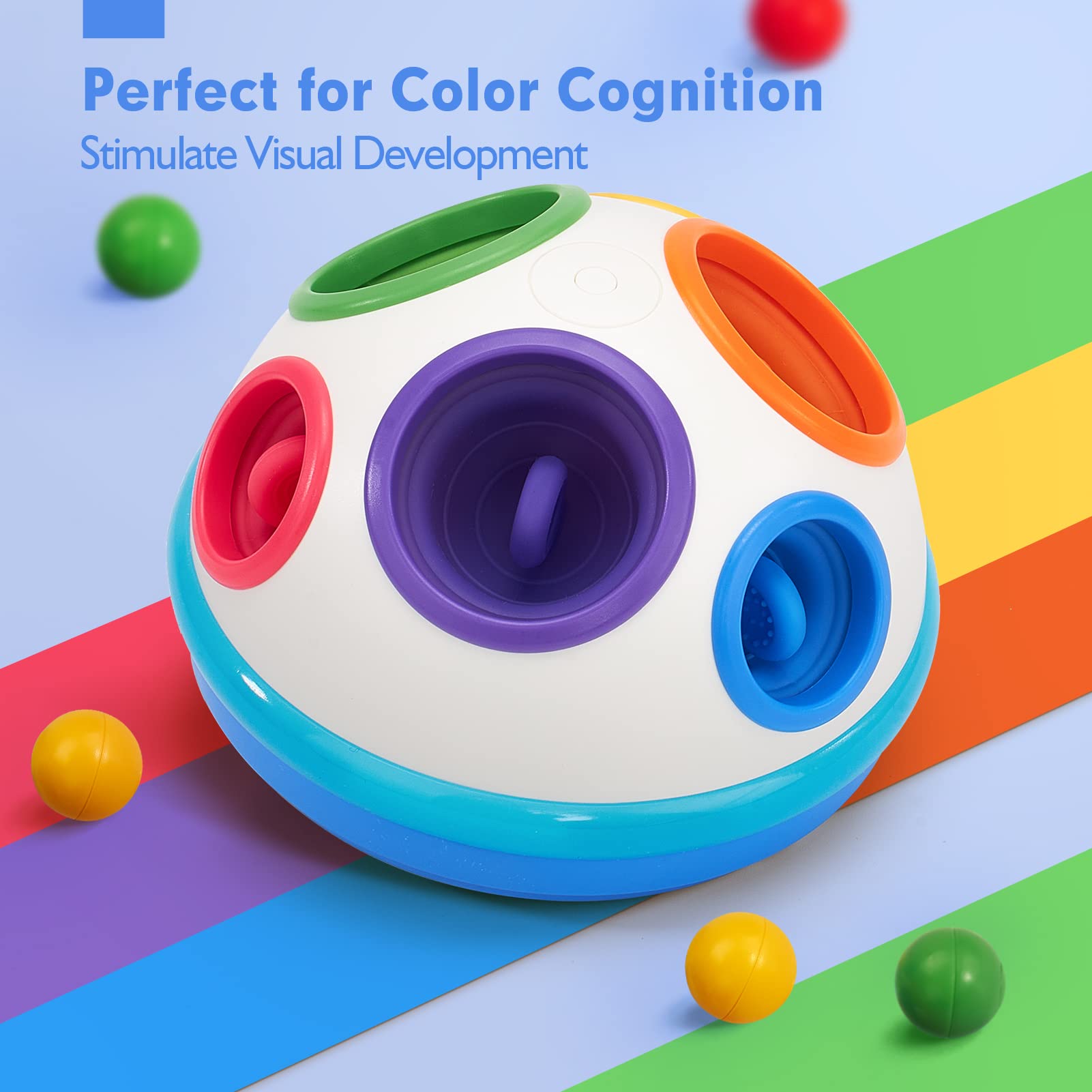 Foto 9 pulgar | Venta Internacional - Juguete Sensorial Hahaland Silicone Bubble Baby De 12 A 18 Meses