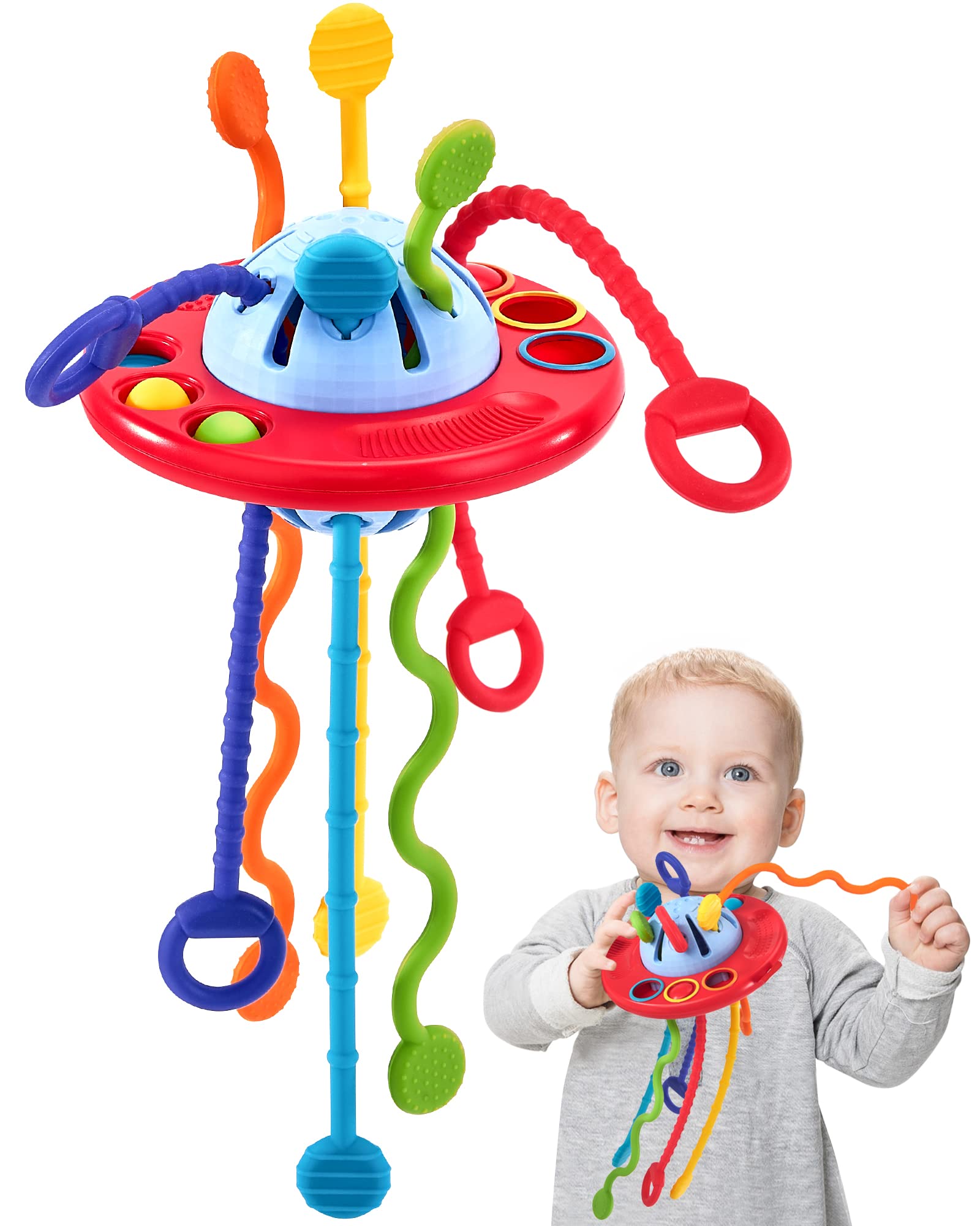 Foto 2 pulgar | Cordón De Silicona Sensory Toys Hahaland Para Niños Mayores De 18 Meses - Venta Internacional.