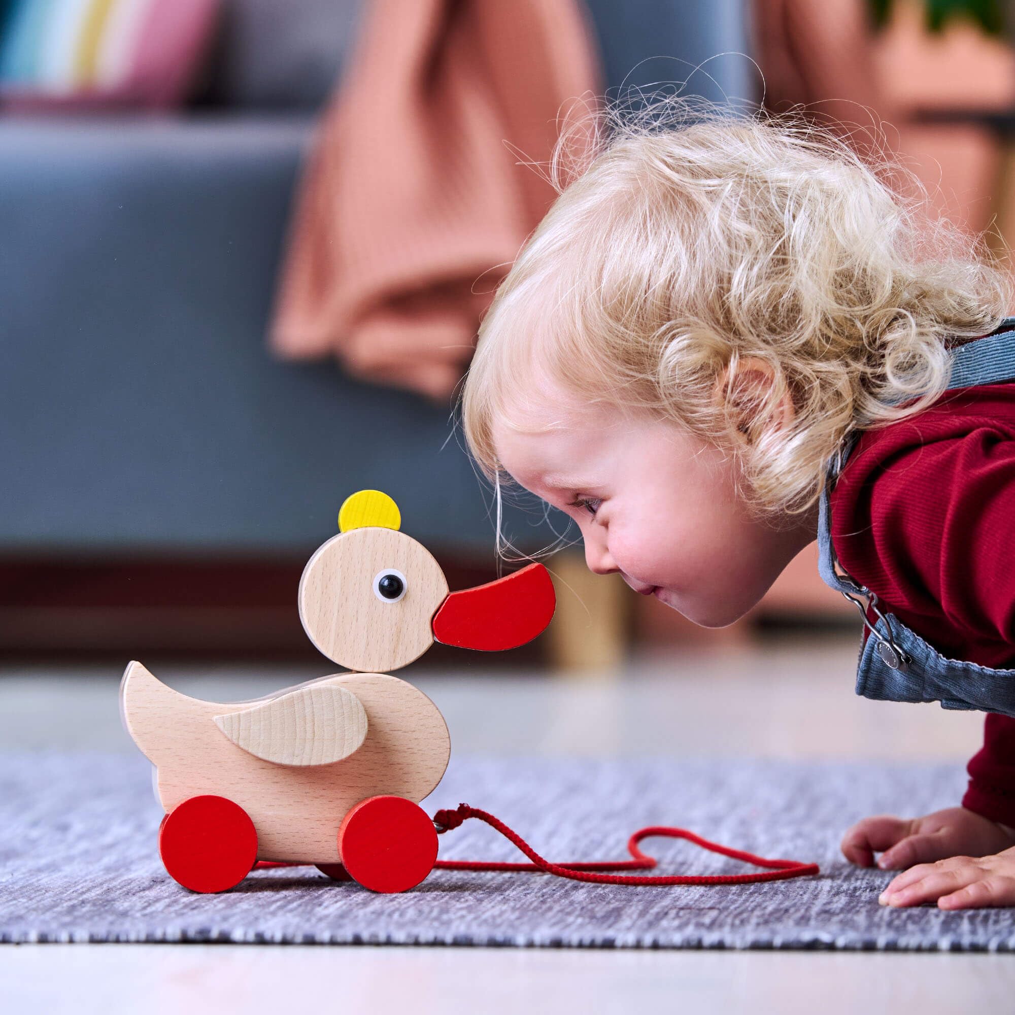 Foto 3 pulgar | Juguete Clásico De Madera De Pato De Pull Toy Haba Para Niños Pequeños Fabricado En Alemania - Venta Internacional.