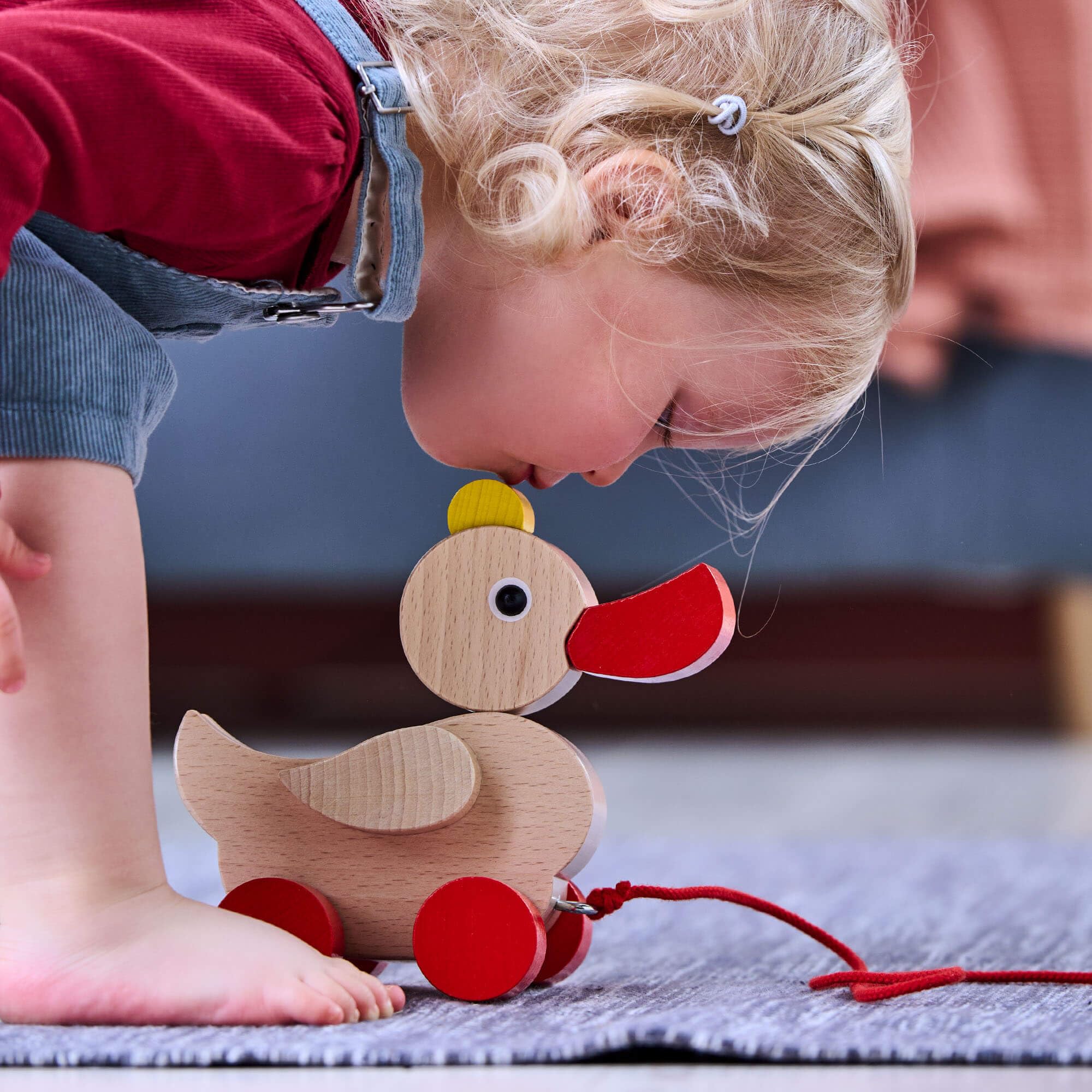 Foto 5 pulgar | Juguete Clásico De Madera De Pato De Pull Toy Haba Para Niños Pequeños Fabricado En Alemania - Venta Internacional.