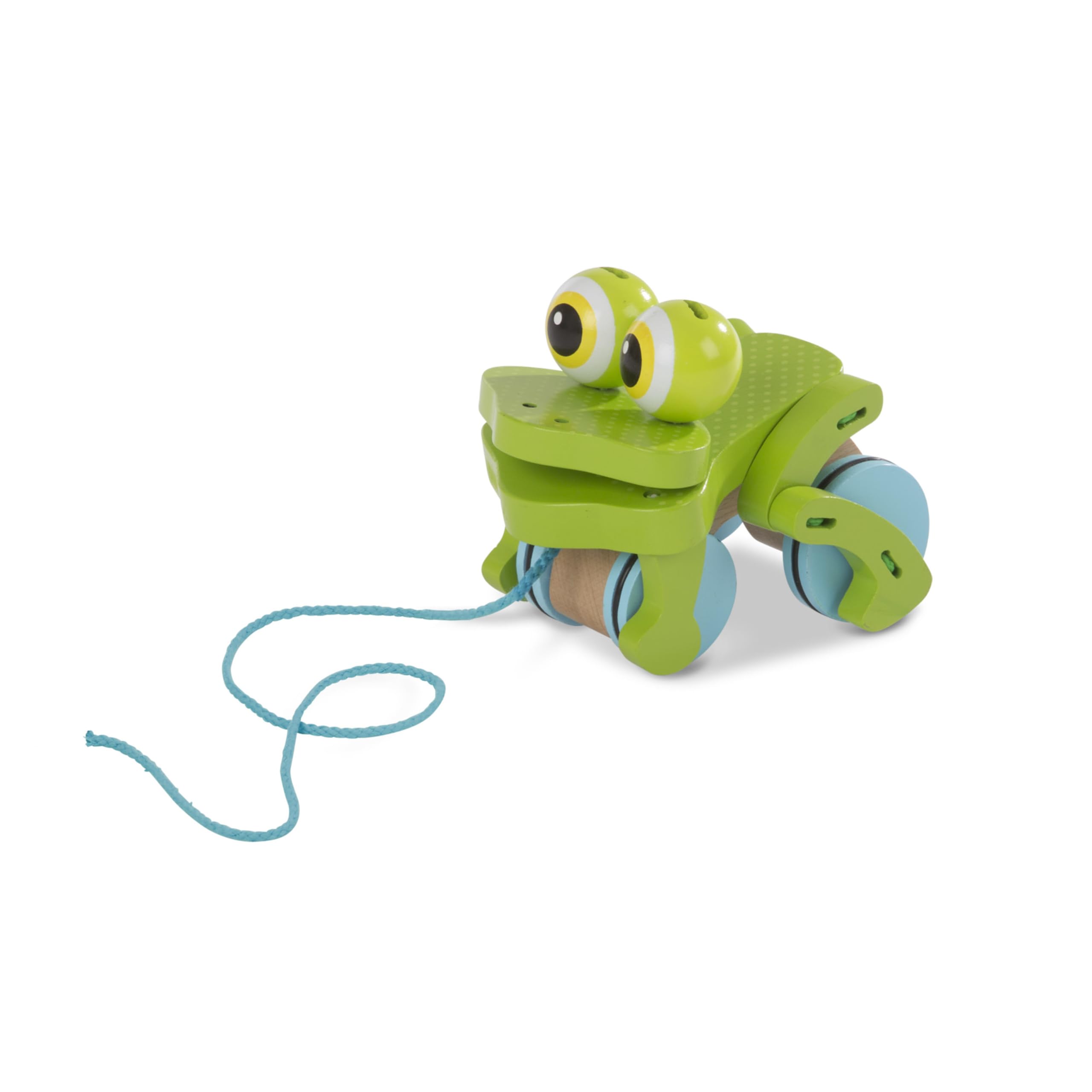 Foto 1 | Juguete De Tracción Melissa & Doug Frolicking Frolicking Frog Wooden Duck 1+ - Venta Internacional.