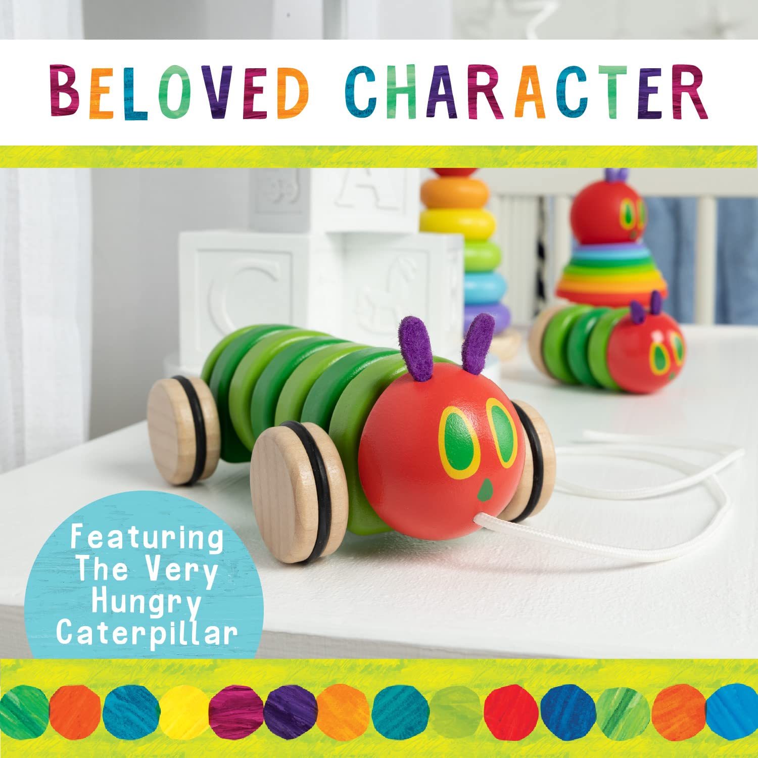 Foto 4 pulgar | Juguete De Madera Kids Preferred The Very Hungry Caterpillar - Venta Internacional.