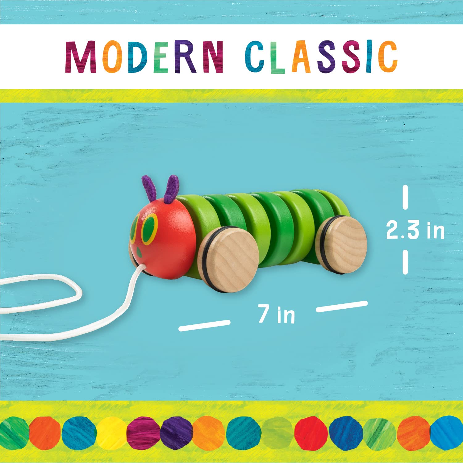 Foto 6 pulgar | Juguete De Madera Kids Preferred The Very Hungry Caterpillar - Venta Internacional.