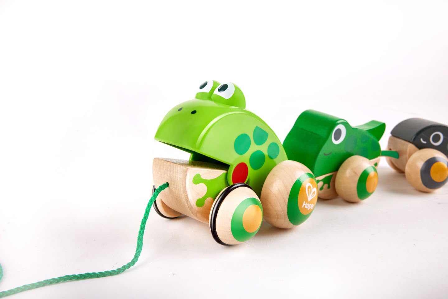 Foto 5 pulgar | Toy Along Hape Frog Family Con Ruedas Antivuelco - Venta Internacional.