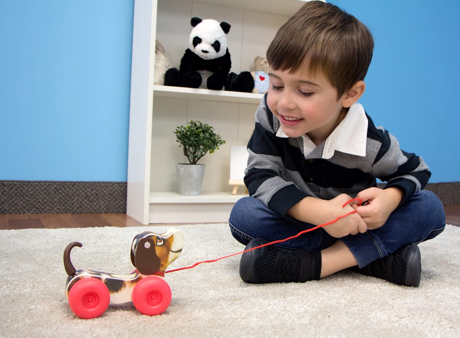 Foto 5 pulgar | Toy Fisher-price Little Snoopy Wobbles Ears Se Balancean Hacia Atrás Y Hacia Atrás - Venta Internacional.