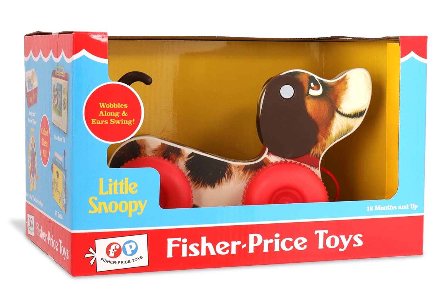 Foto 7 pulgar | Toy Fisher-price Little Snoopy Wobbles Ears Se Balancean Hacia Atrás Y Hacia Atrás - Venta Internacional.