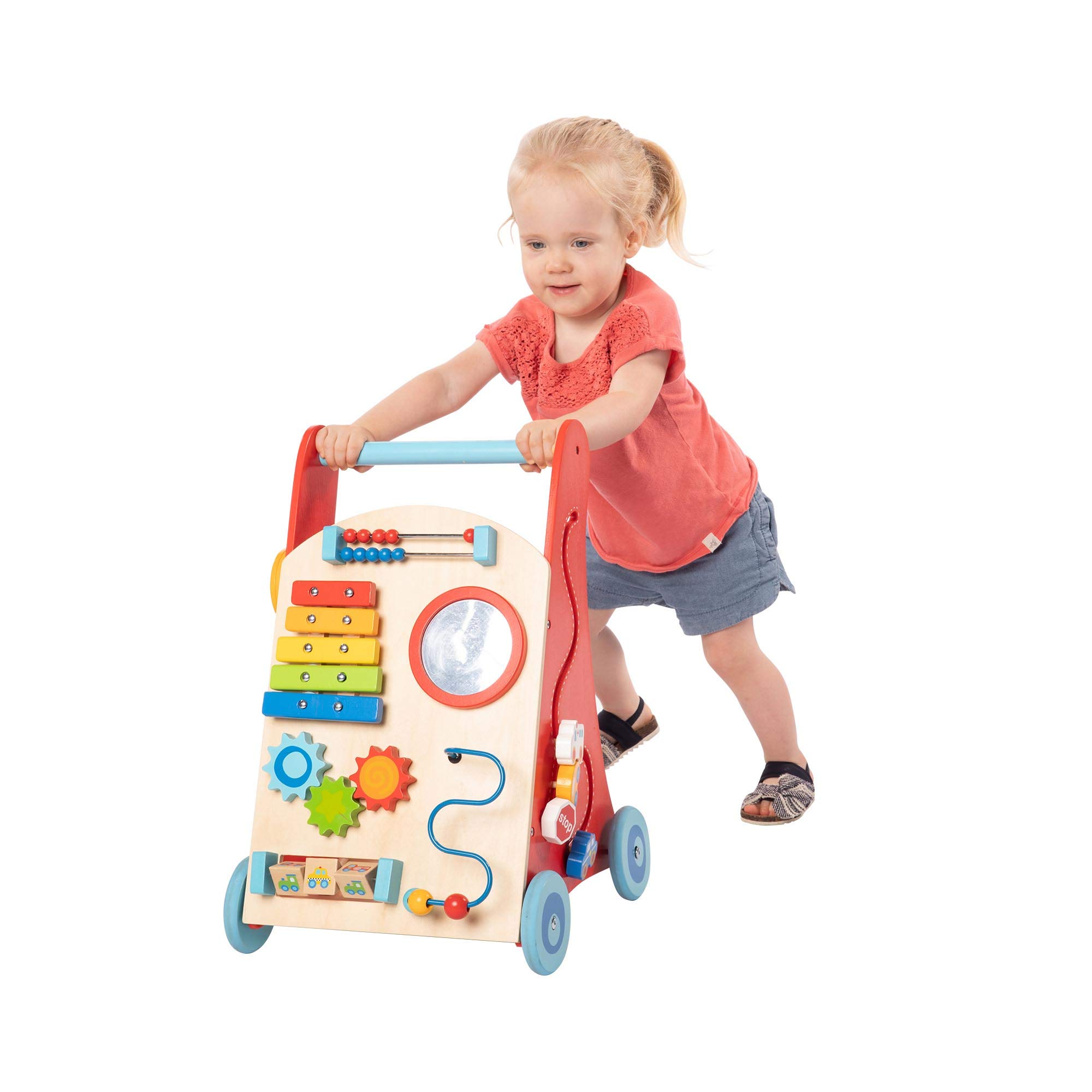 Foto 1 | Juguete De Actividad Fat Brain Toys Busy Baby Deluxe Walker De 18 M O Más - Venta Internacional.