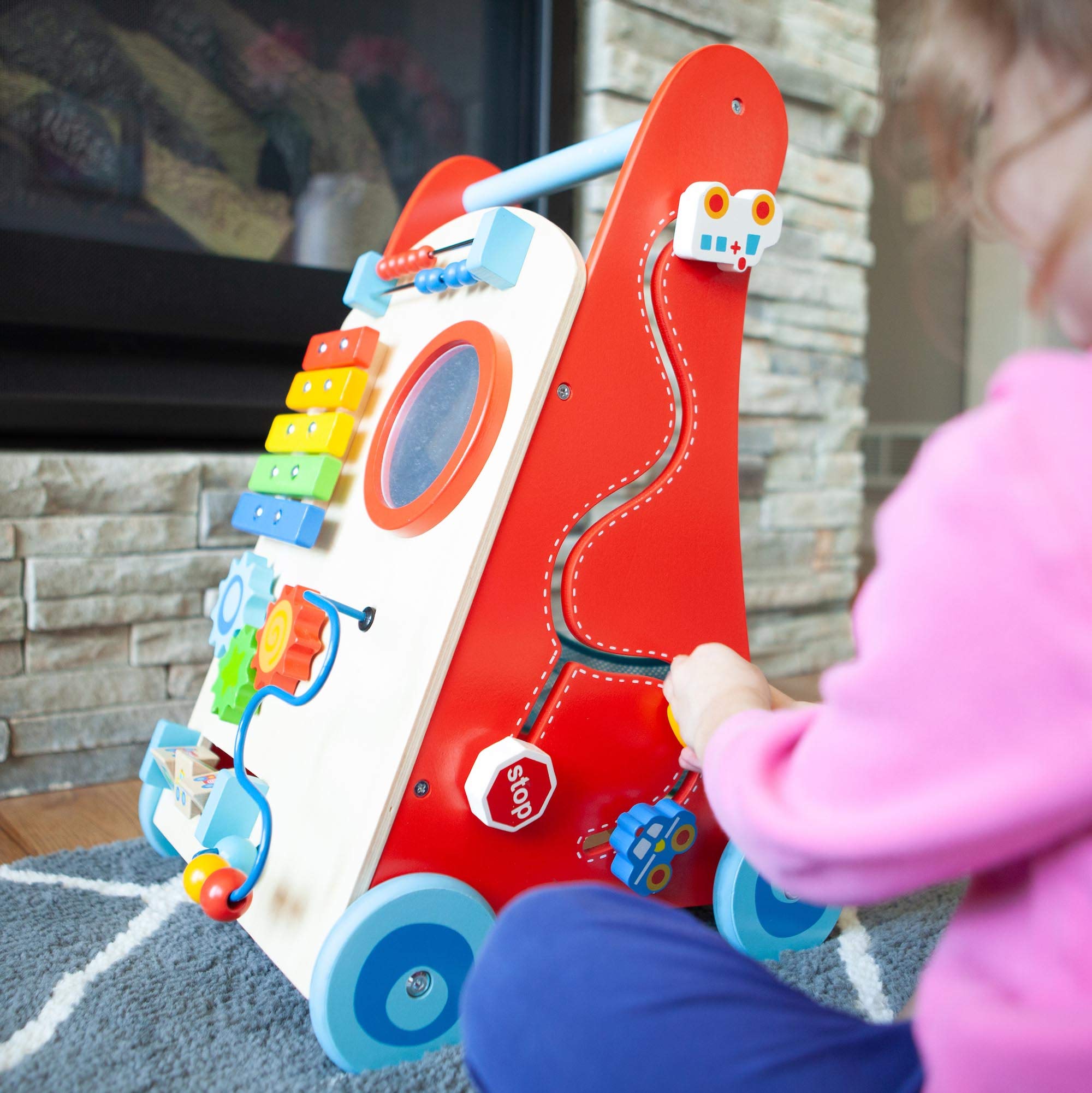 Foto 5 | Juguete De Actividad Fat Brain Toys Busy Baby Deluxe Walker De 18 M O Más - Venta Internacional.