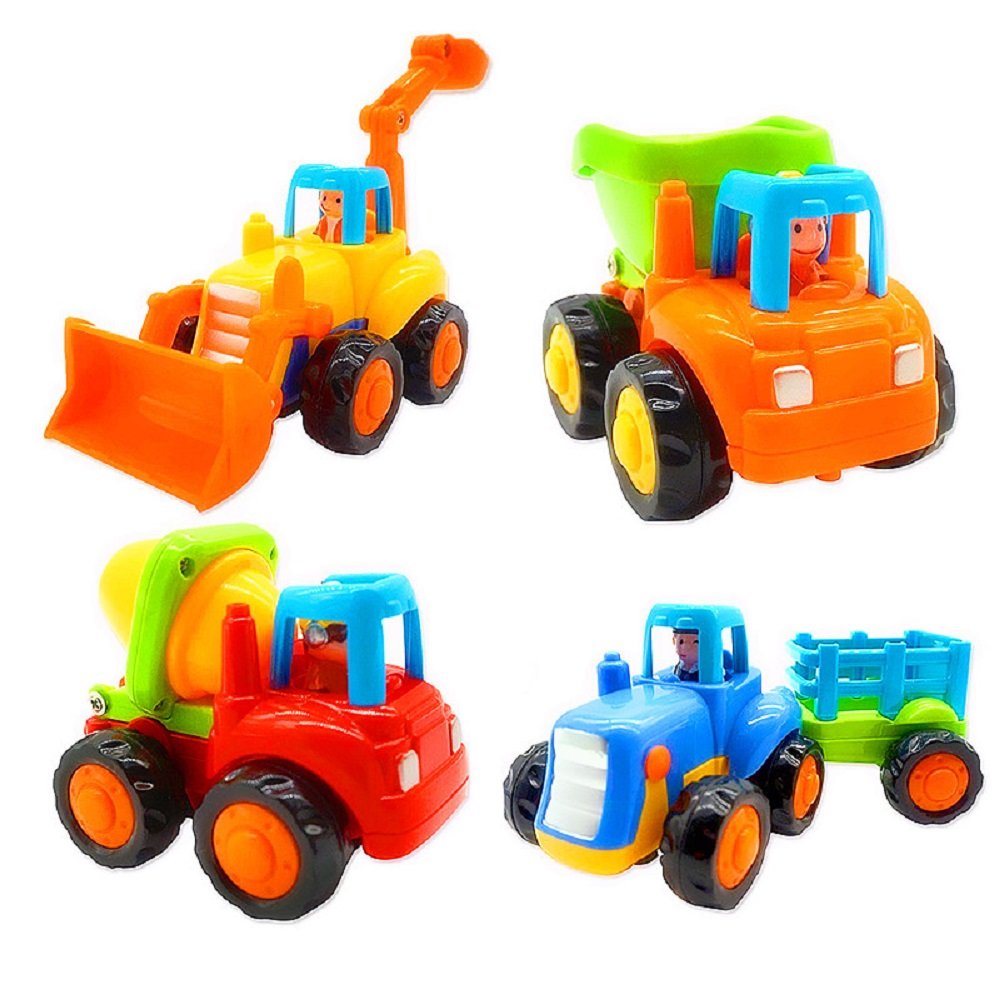 Foto 2 pulgar | Set De Camiones De Juguete Con Motor De Fricción Para Niños Pequeños De 1 A 4 Años - Venta Internacional.