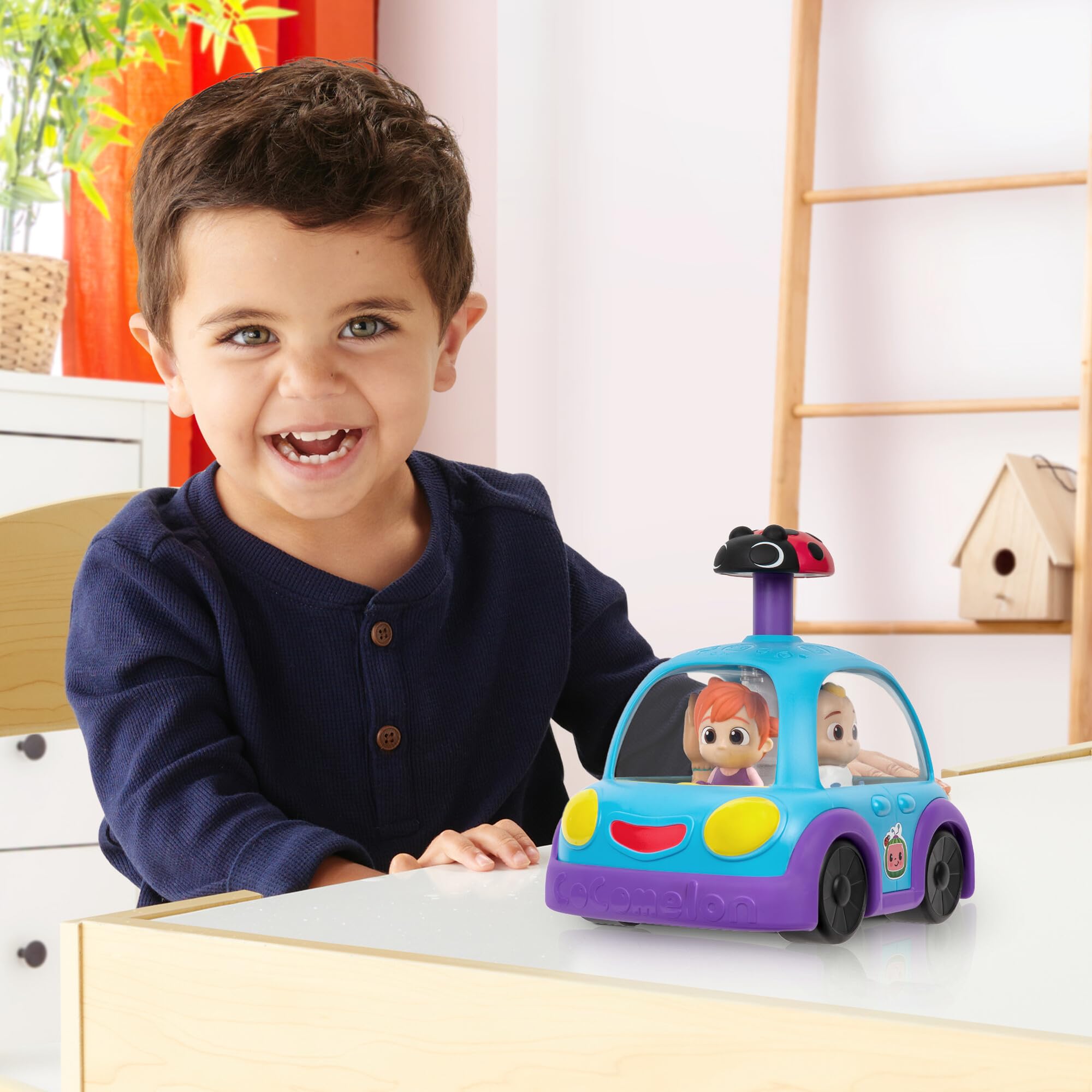 Foto 5 | Cocomelon Push 'n Sing, Coche Familiar De Juguete Interactivo Con Música - Venta Internacional.