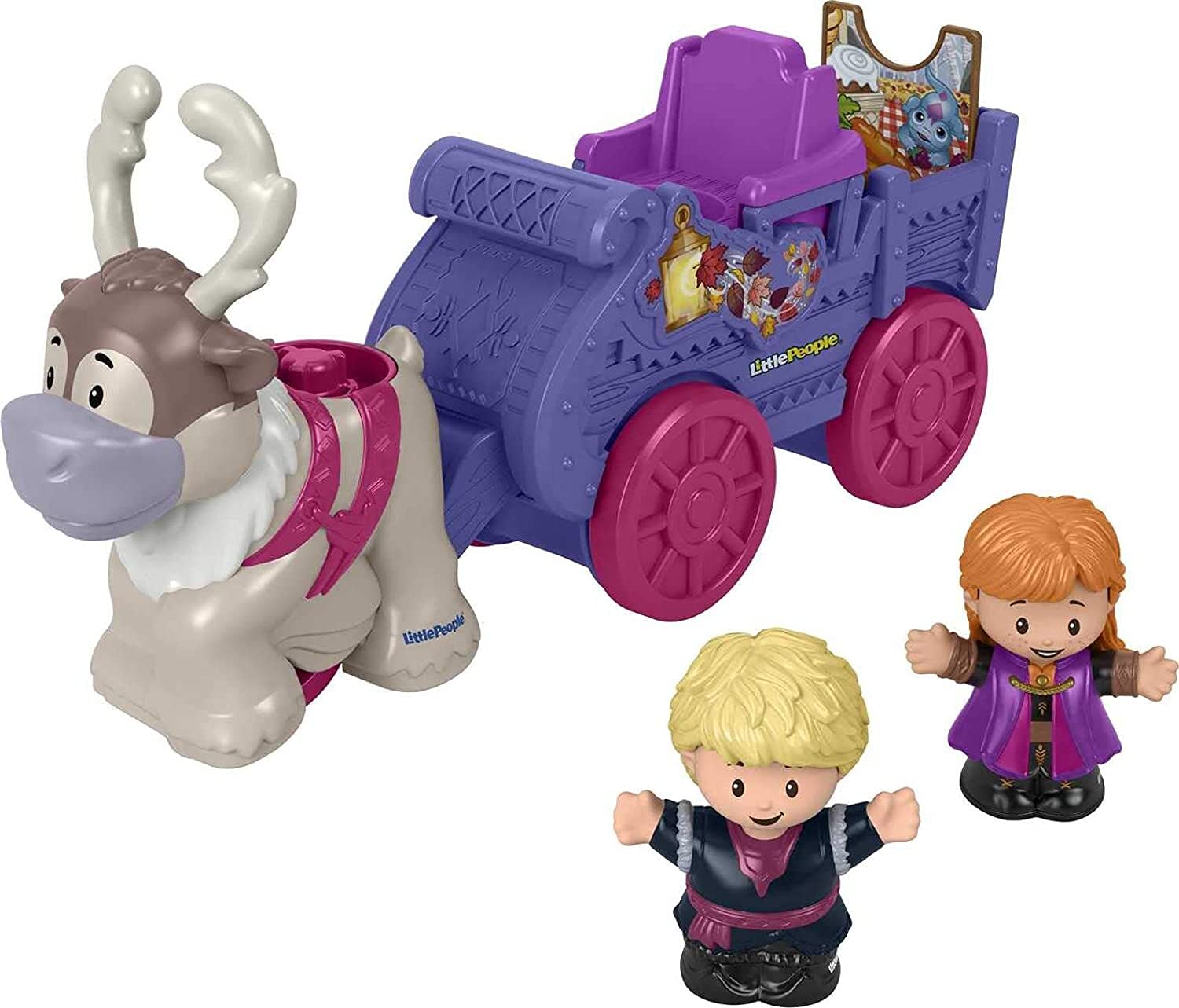 Foto 2 pulgar | Vehículo De Transporte Fisher-price Little People Frozen 2 - Venta Internacional.