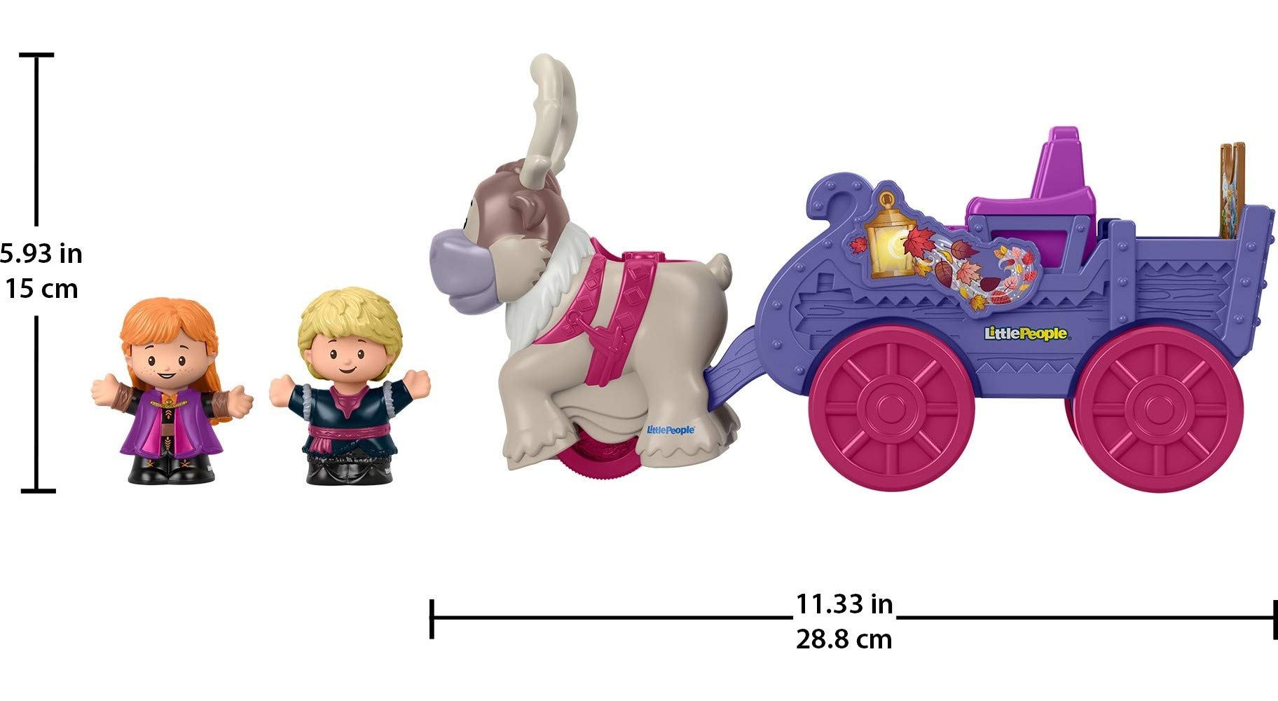 Foto 7 pulgar | Vehículo De Transporte Fisher-price Little People Frozen 2 - Venta Internacional.