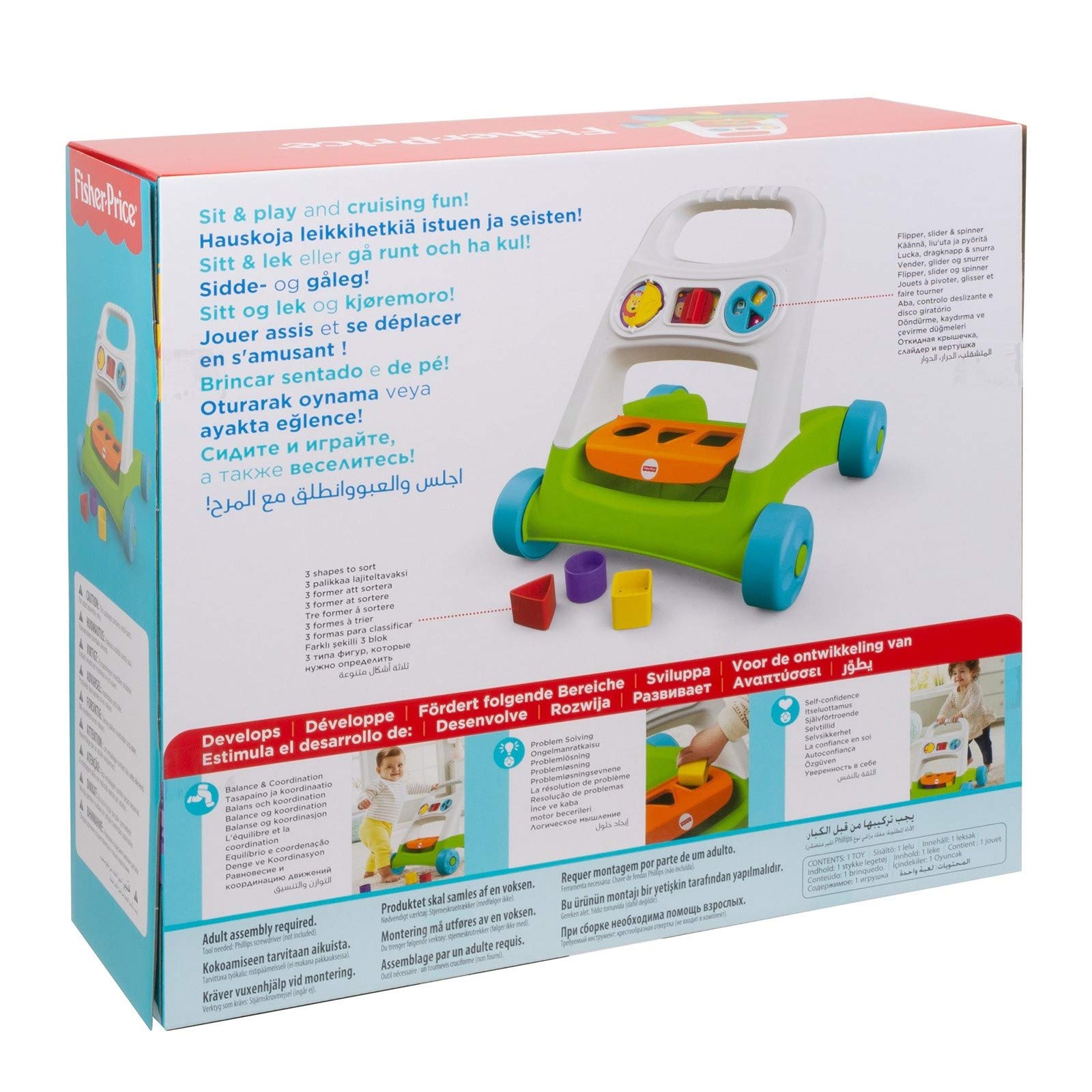 Foto 4 pulgar | Actividad Walker Fisher-price Busy Para Niños Mayores De 9 Meses - Venta Internacional.