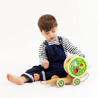 Foto 2 | Caracol Pull Toy Con Forma De Caracol, De Madera, Con Forma De Caracol - Venta Internacional.
