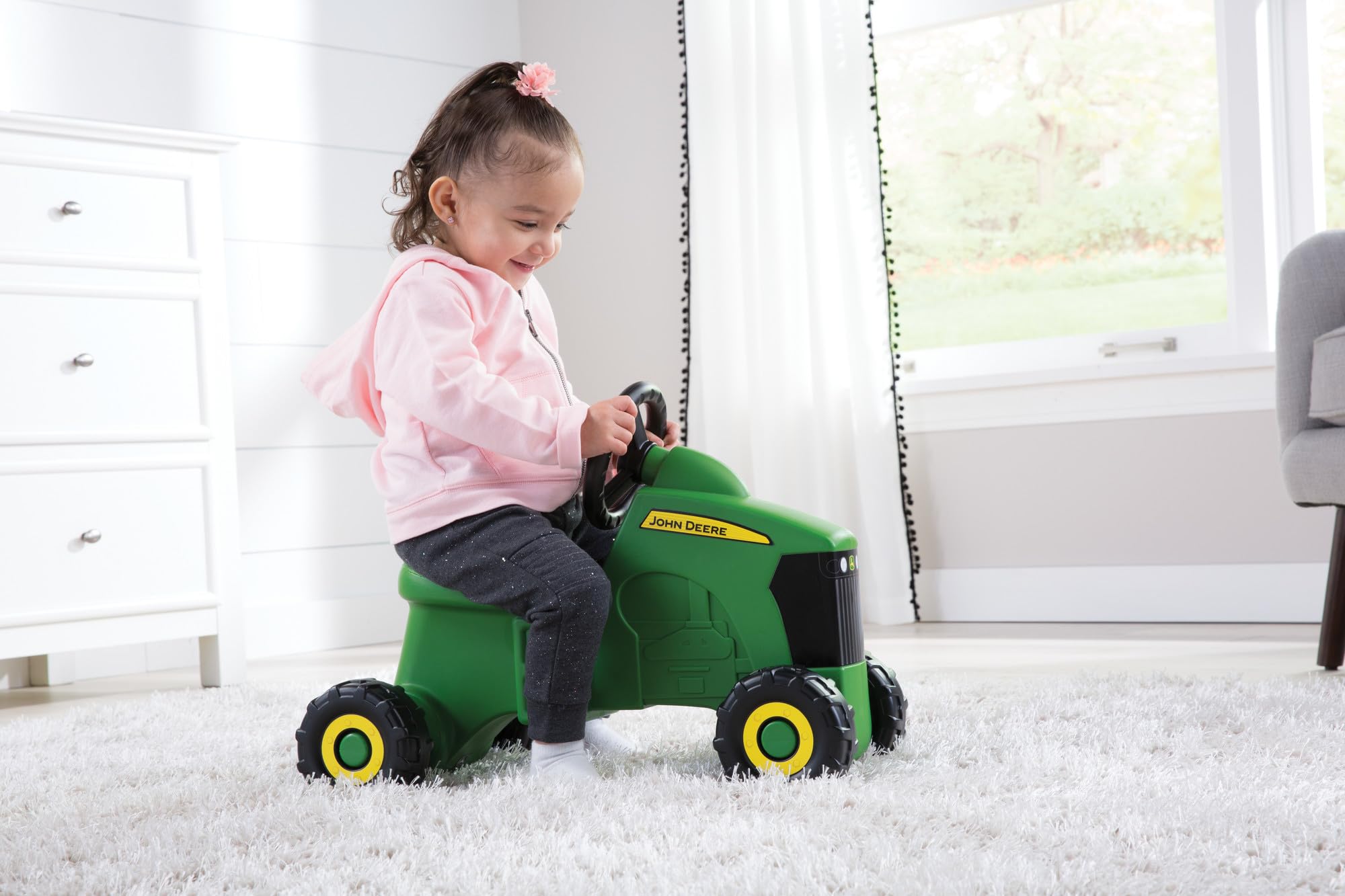 Foto 3 pulgar | Tractor De Actividades Ride On Toy John Deere Sit 'n Scoot, Verde - Venta Internacional.