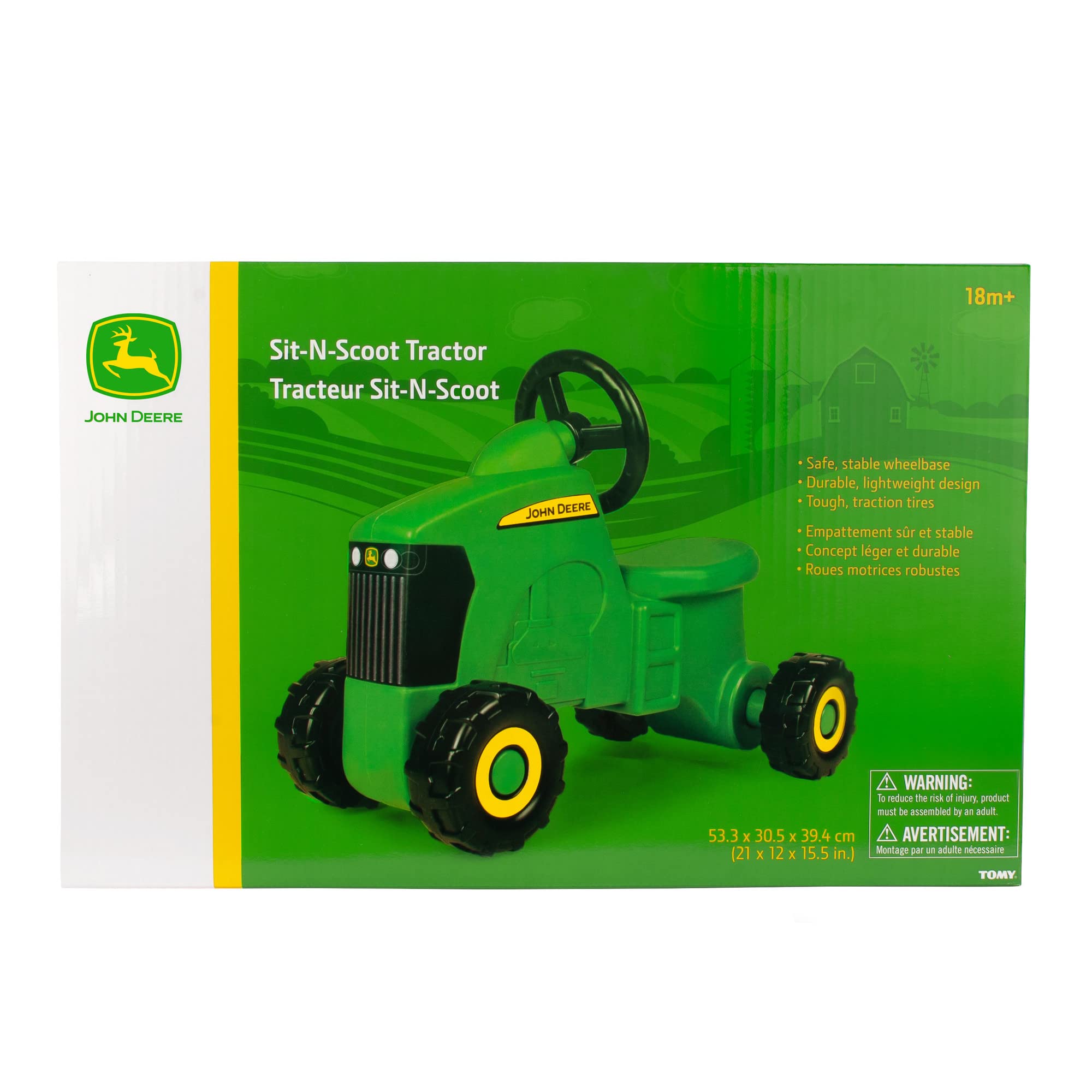 Foto 7 pulgar | Tractor De Actividades Ride On Toy John Deere Sit 'n Scoot, Verde - Venta Internacional.