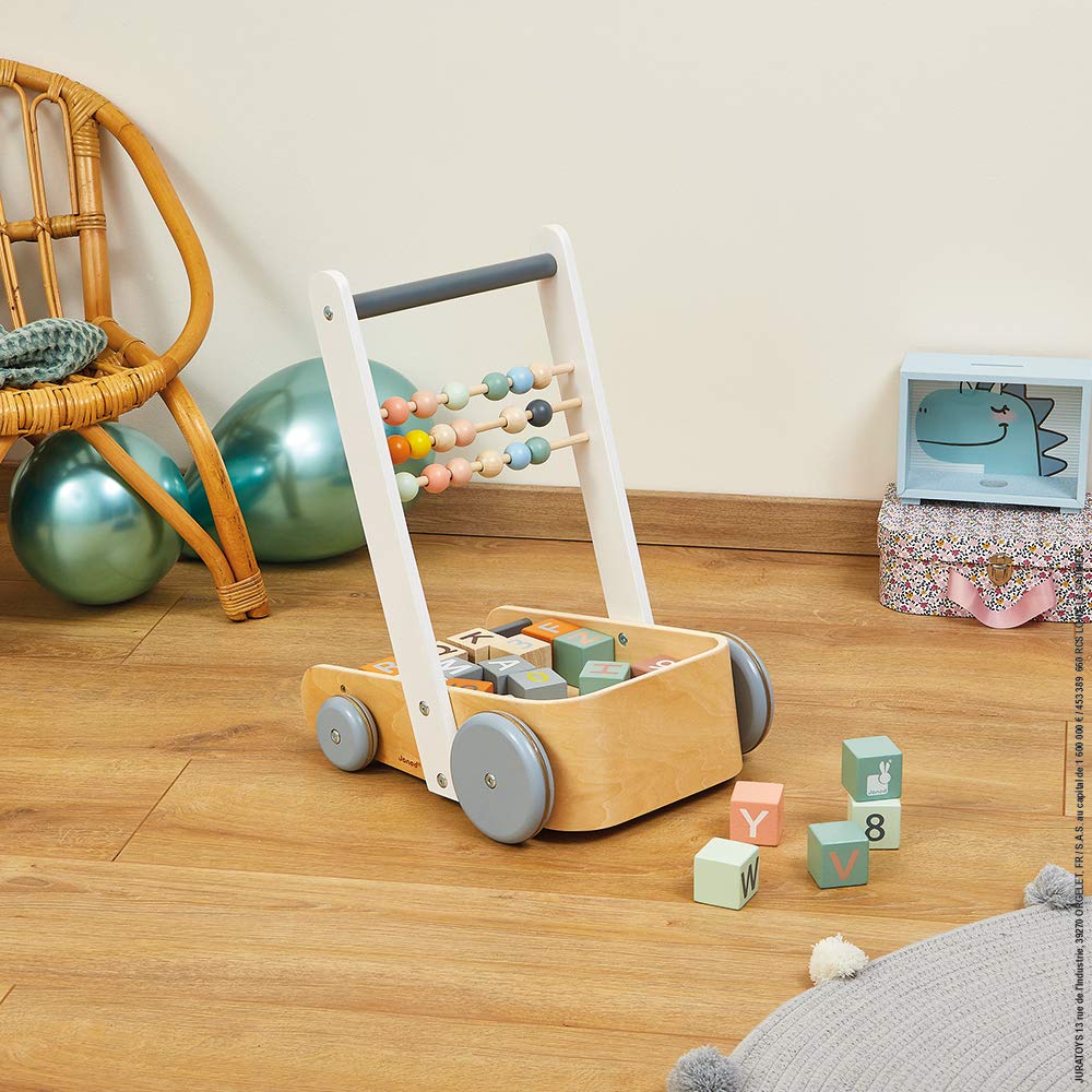 Foto 7 pulgar | Carrito Push Toy Janod Sweet Cocoon Abc Block Con 20 Bloques Abc - Venta Internacional.