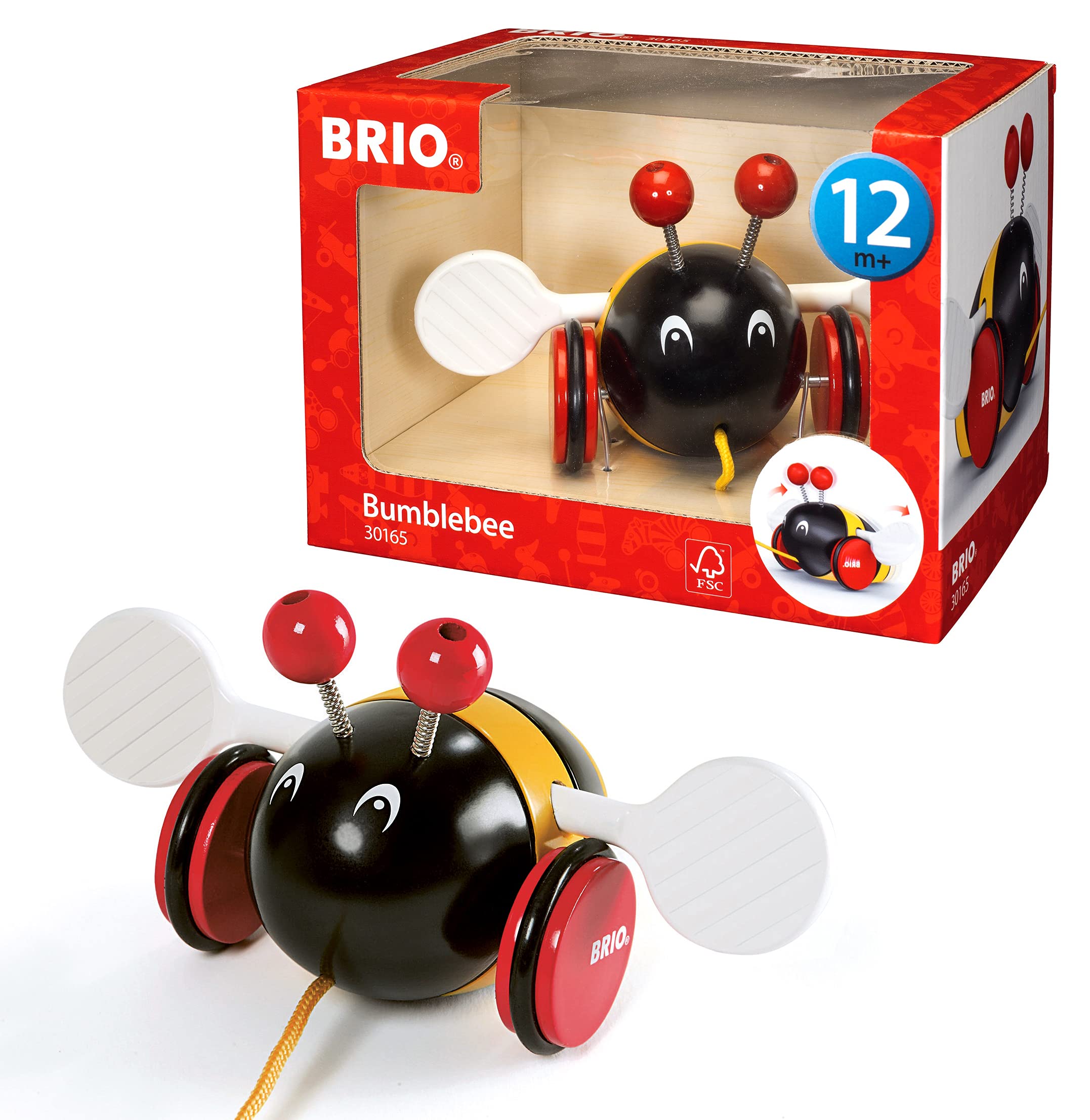 Foto 2 pulgar | Pull Along Toy Brio World 30165 Bumblebee Para Niños Pequeños - Venta Internacional.