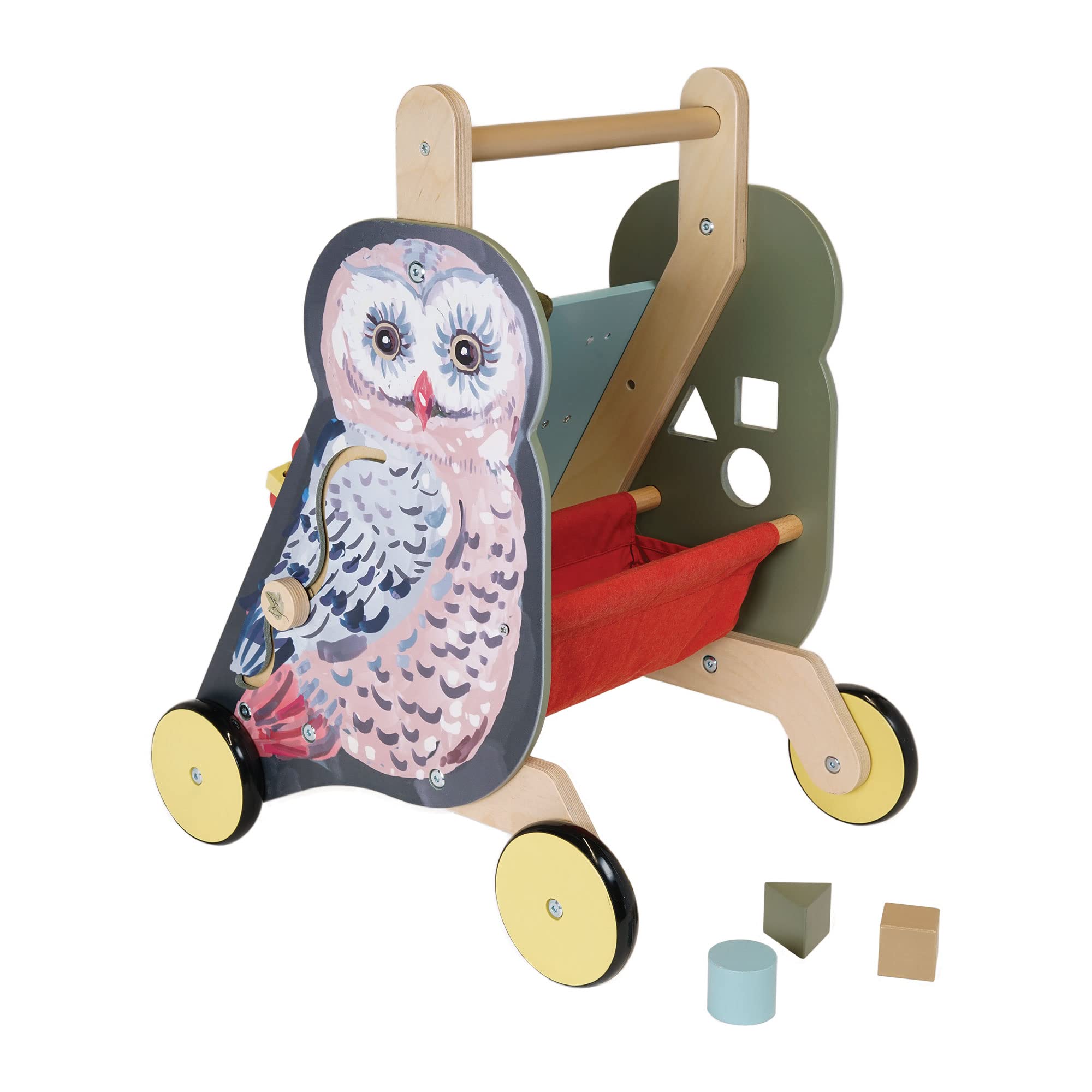 Foto 3 | Push Cart Manhattan Toy Wildwoods Owl Con Clasificador De Formas 1+ - Venta Internacional.