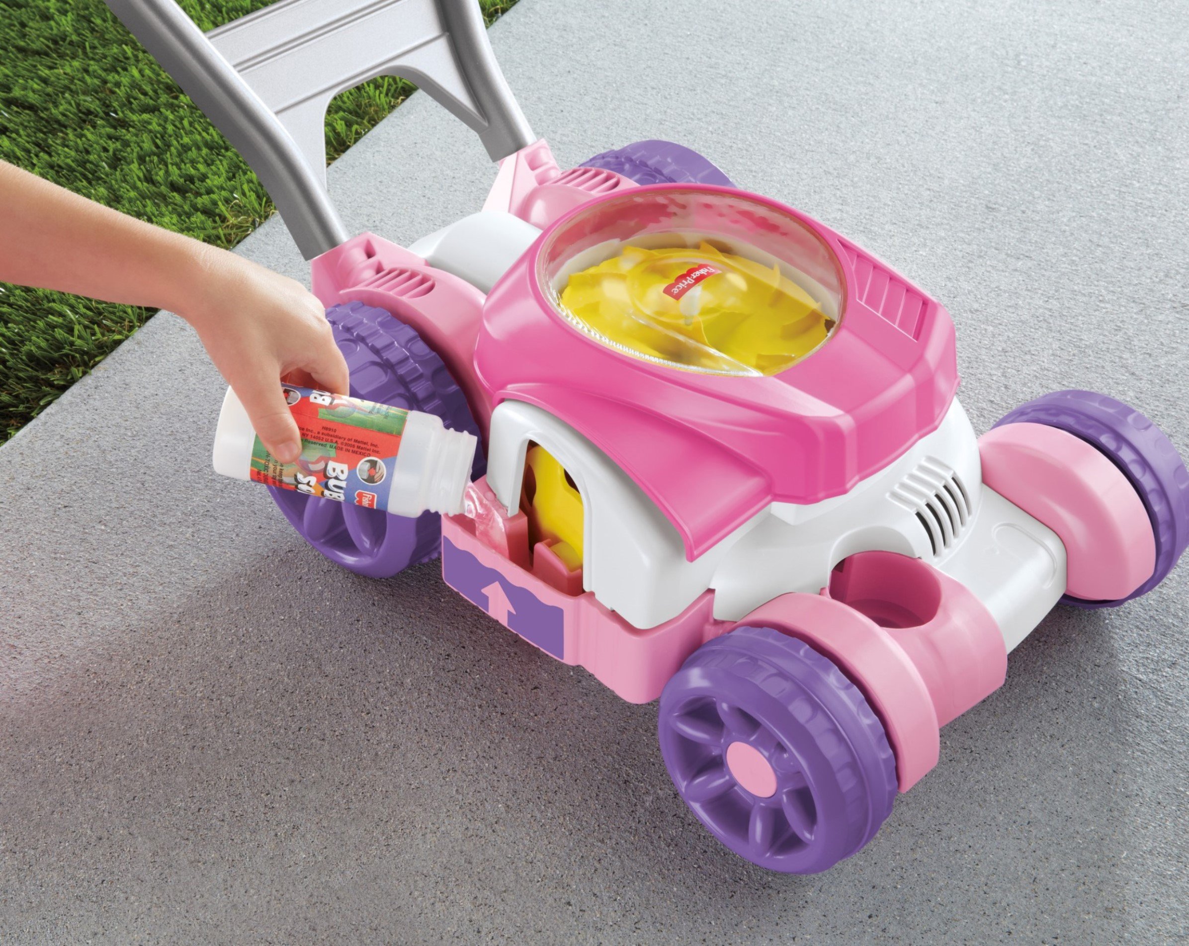 Foto 4 | Cortadora De Burbujas Fisher-price Pink Con Solución De Sonido Y Burbujas - Venta Internacional.