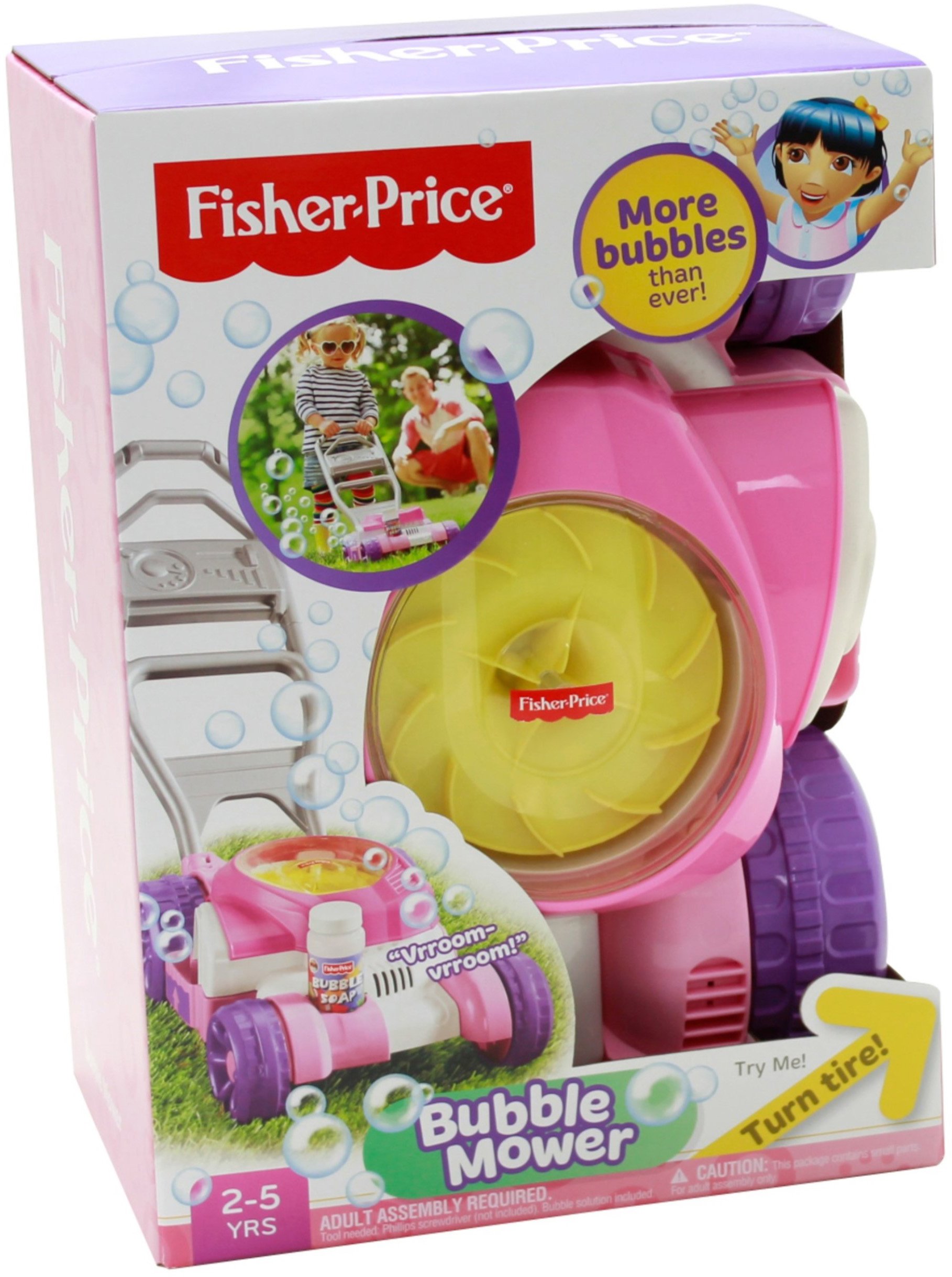 Foto 6 pulgar | Cortadora De Burbujas Fisher-price Pink Con Solución De Sonido Y Burbujas - Venta Internacional.