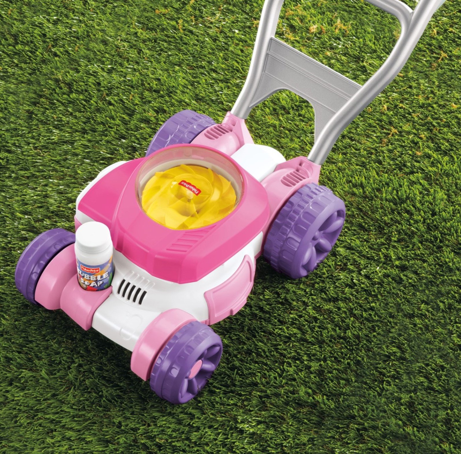 Foto 7 | Cortadora De Burbujas Fisher-price Pink Con Solución De Sonido Y Burbujas - Venta Internacional.