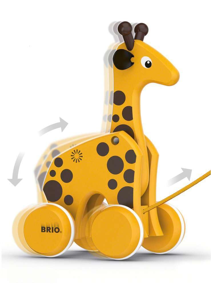 Foto 4 pulgar | Juguete De Madera De Jirafa Pull Along Brio 30200 Para Niños Mayores De 1 Año - Venta Internacional.