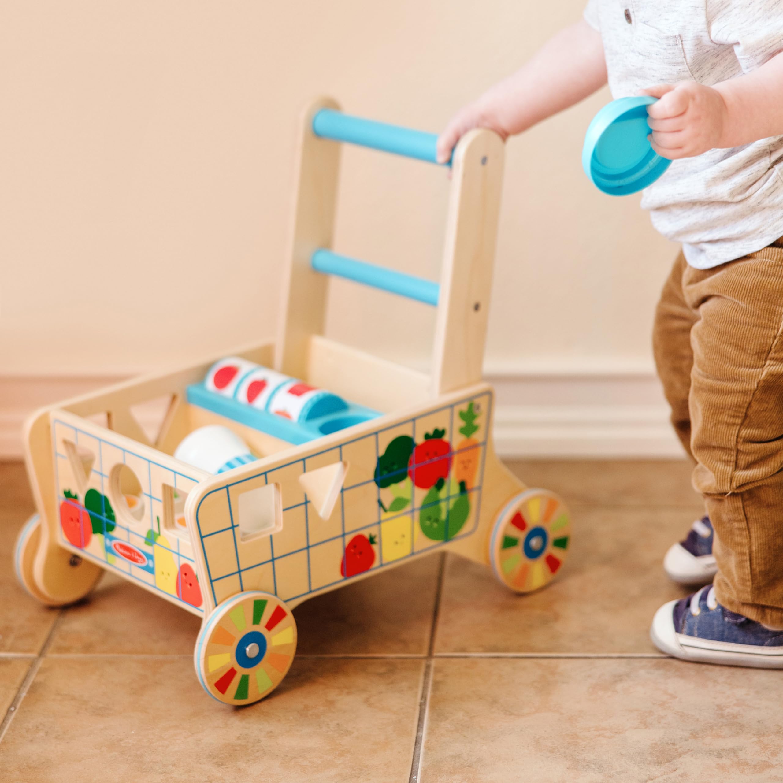 Foto 4 pulgar | Carrito De Supermercado Con Forma De Madera Toy Melissa & Doug, 1 O Más - Venta Internacional.