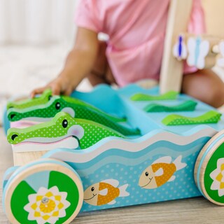 Foto 7 | Push Toy Melissa Y Doug Interpretan Por Primera Vez A Chomp And Clack Alligator - Venta Internacional.