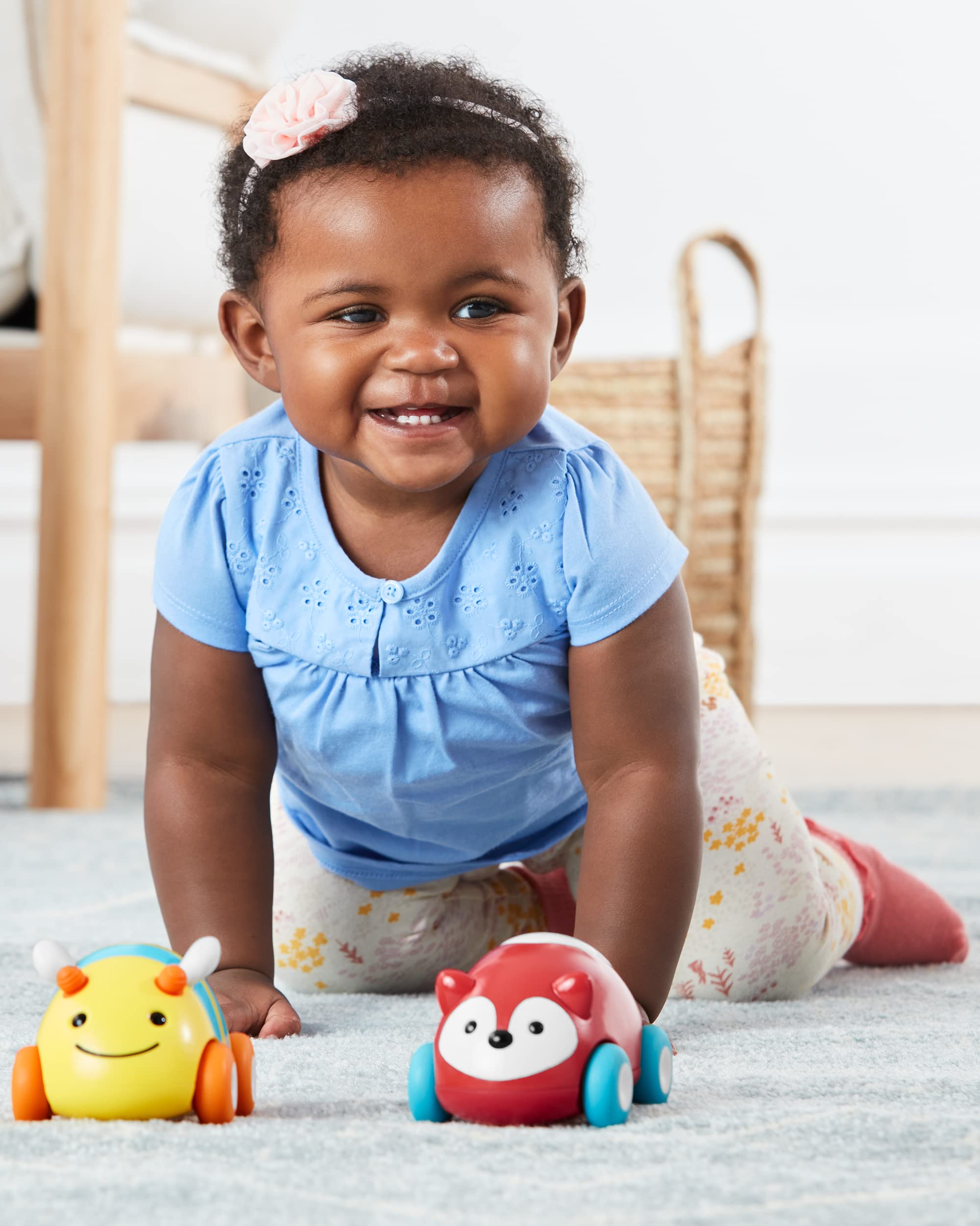 Foto 6 | Crawl Toy Skip Hop Developmental Learning Pull & Go Car Bee - Venta Internacional.