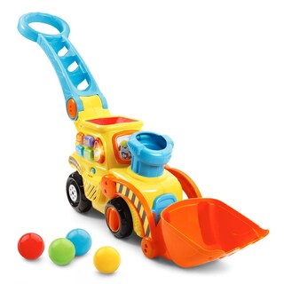 Foto 1 | Toy Vtech Pop-a-balls Push & Pop Bulldozer Con Música, Color Amarillo - Venta Internacional.