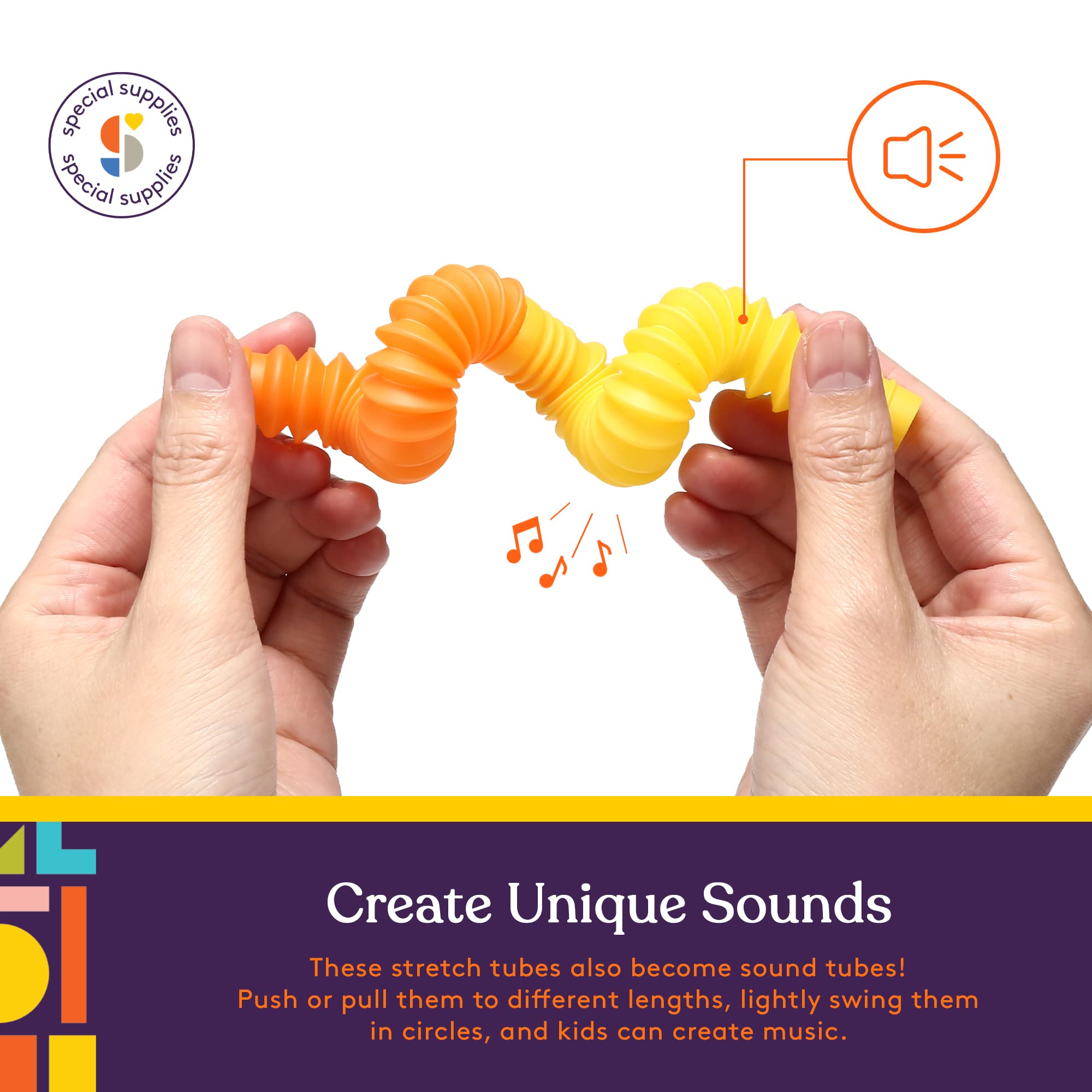 Foto 7 pulgar | Tubos Para Estirar, Suministros Especiales Divertidos Para Niños - Venta Internacional