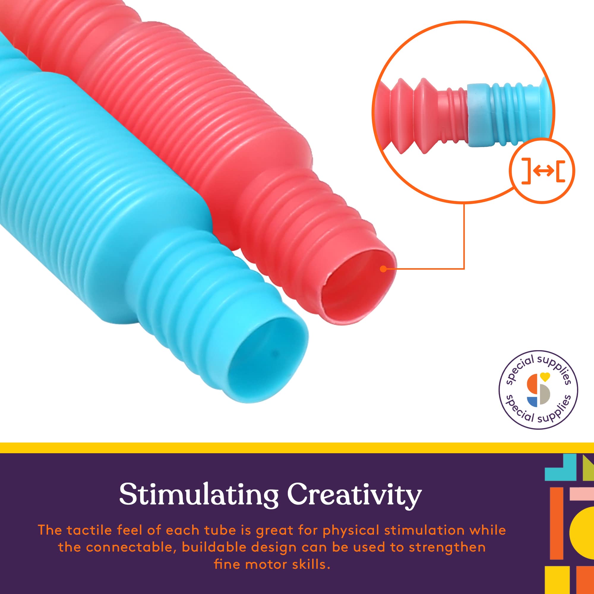 Foto 8 pulgar | Tubos Para Estirar, Suministros Especiales Divertidos Para Niños - Venta Internacional