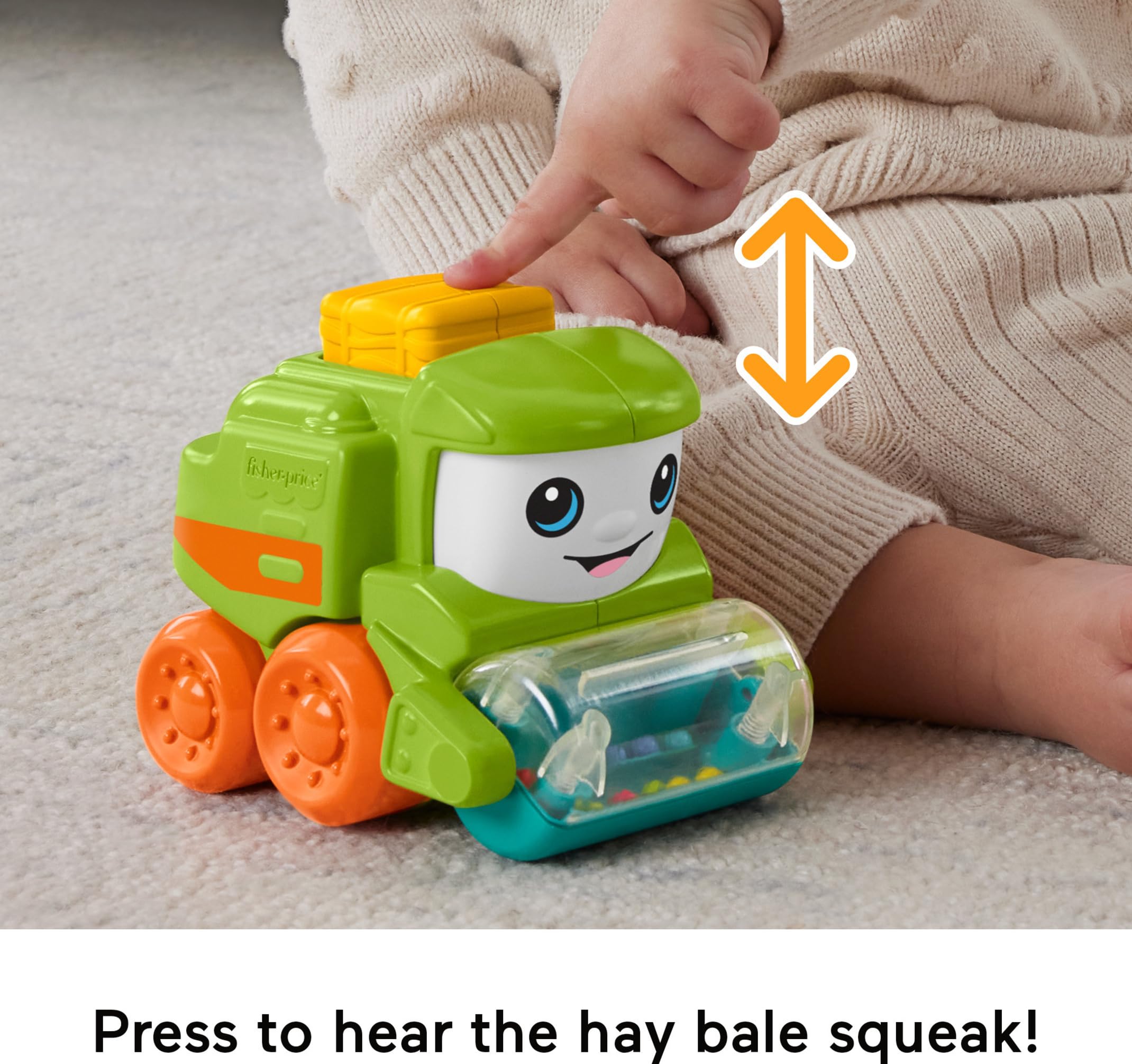 Foto 4 pulgar | Tractor Rollin' De Toy Fisher-price Para Empujar Durante Más De 6 Meses - Venta Internacional.