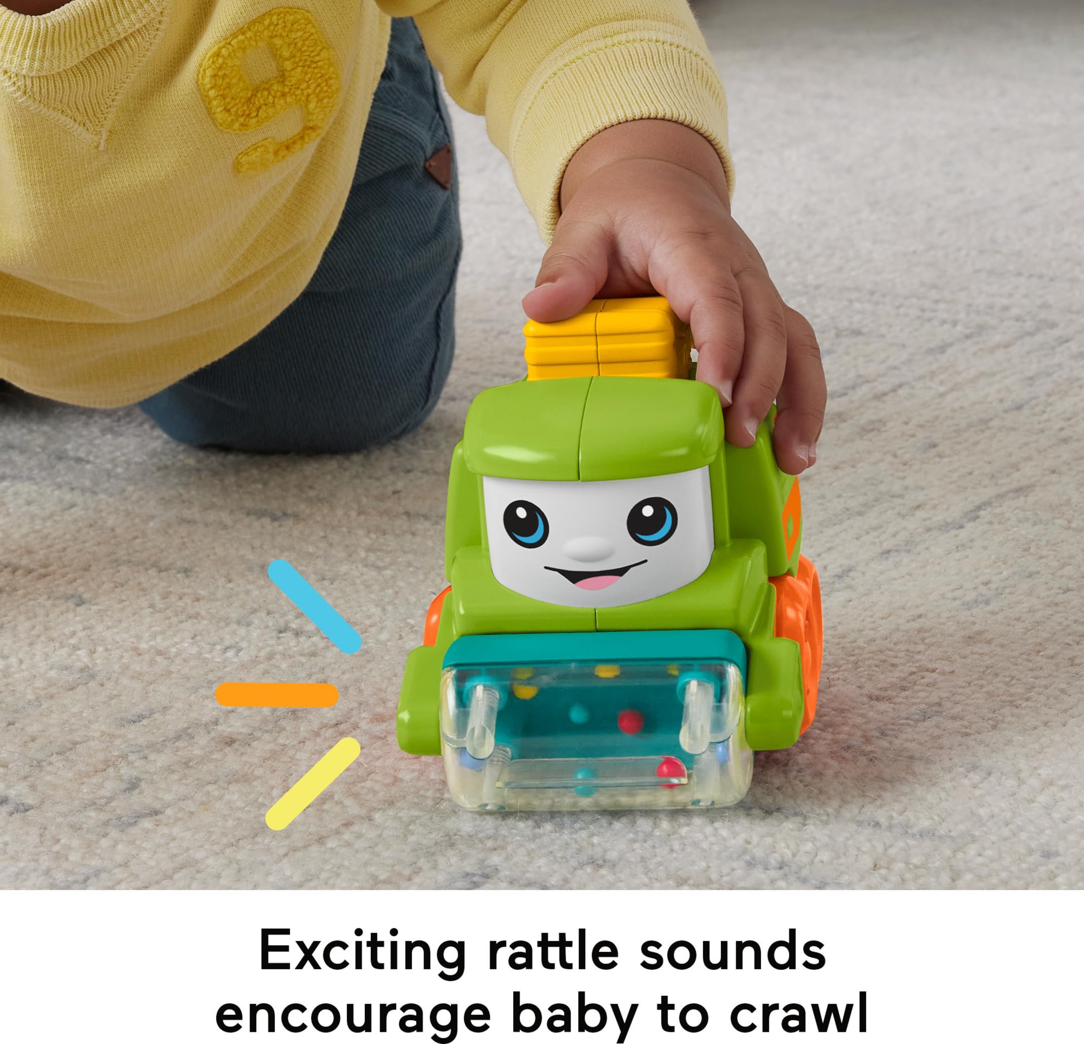 Foto 5 pulgar | Tractor Rollin' De Toy Fisher-price Para Empujar Durante Más De 6 Meses - Venta Internacional.