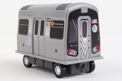 Foto 2 | Toy Daron Mta Subway Pullback Con Luz Y Sonido Tt3501 Gris - Venta Internacional.