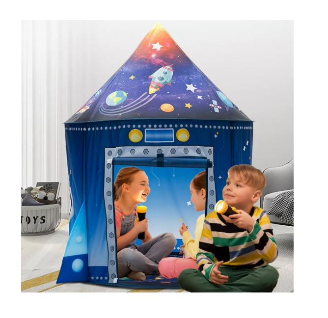 Foto 3 pulgar | Casa Campaña Niña Niños Tienda Juegos Niño Castillos Casita Color: Azul Wünd