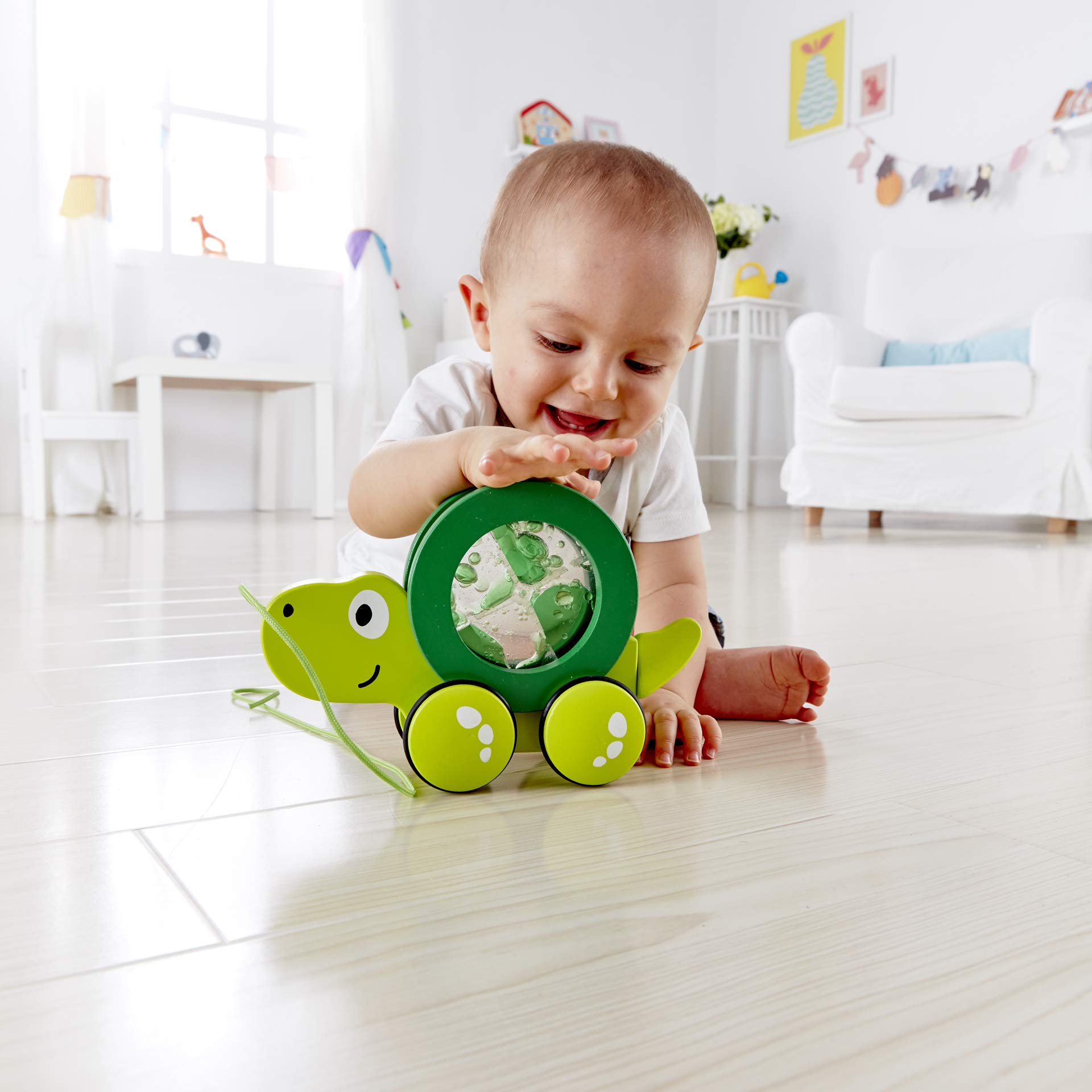 Foto 4 pulgar | Juguete Pull Along Hape Tito The Turtle Wood Para Niños De Más De 12 M - Venta Internacional.