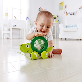 Foto 3 | Juguete Pull Along Hape Tito The Turtle Wood Para Niños De Más De 12 M - Venta Internacional.