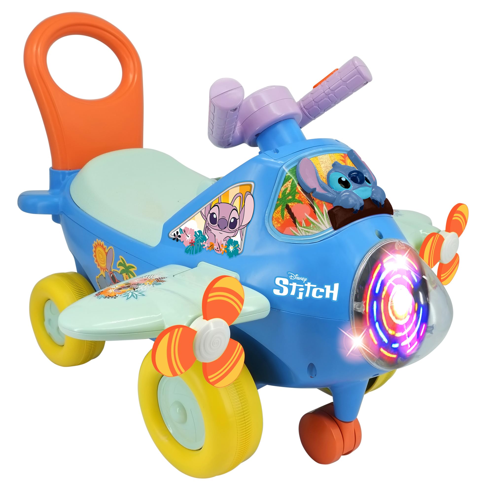 Foto 3 pulgar | Plano De Actividades Kiddieland Stitch Disney Con Luz Y Sonido - Venta Internacional.