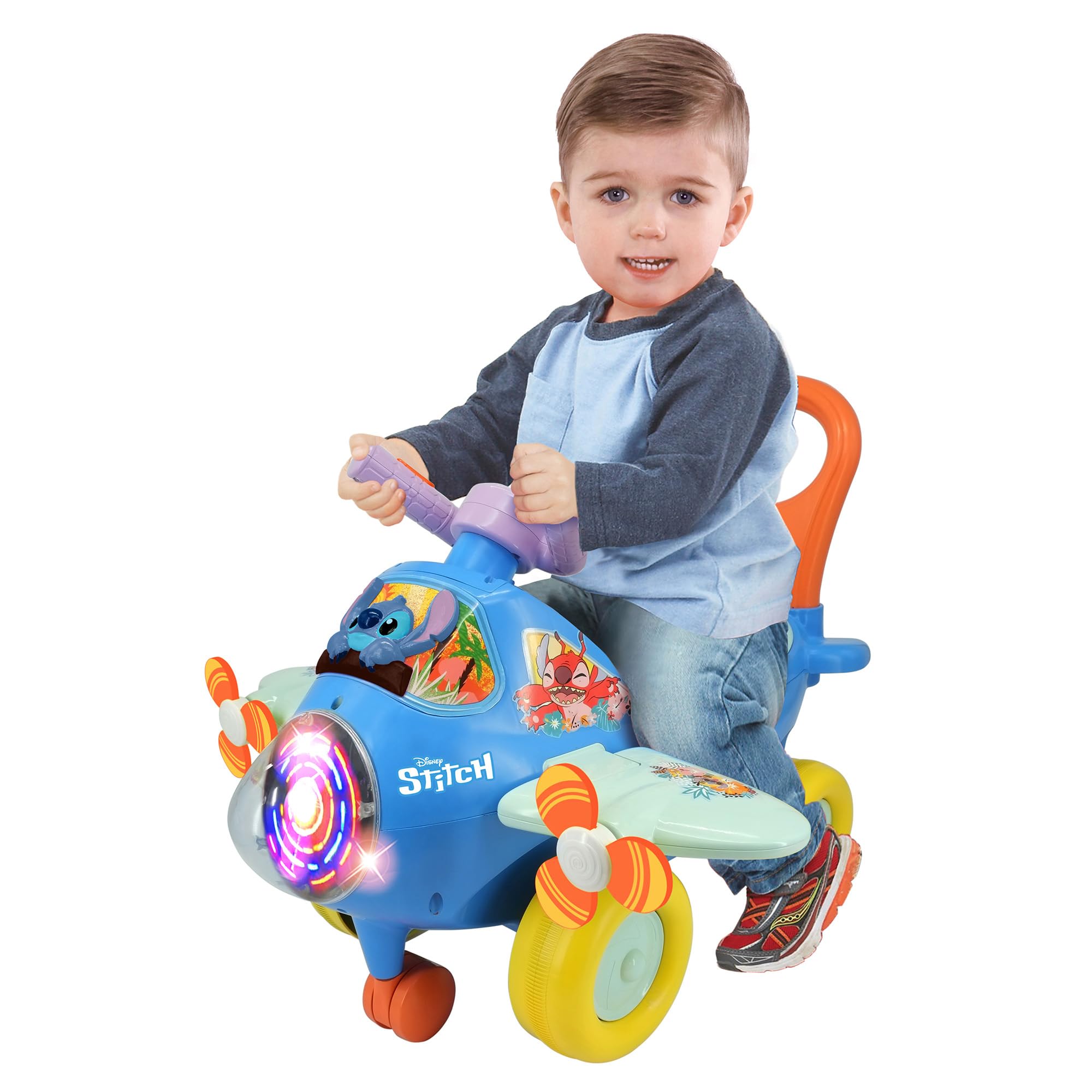 Foto 5 pulgar | Plano De Actividades Kiddieland Stitch Disney Con Luz Y Sonido - Venta Internacional.