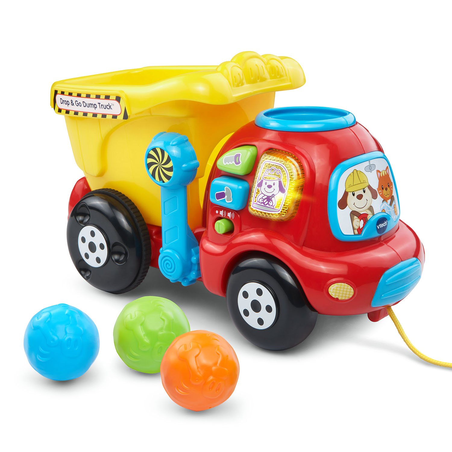 Los Volquetes Vtech Caen Y Se Vuelven Amarillos Durante 6 Meses A 3 Años - Venta Internacional.