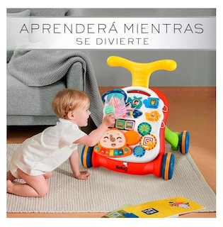 Foto 5 | Andadera De Bebé 2 En 1 Panel Interactivo Musical Belug, Rojo